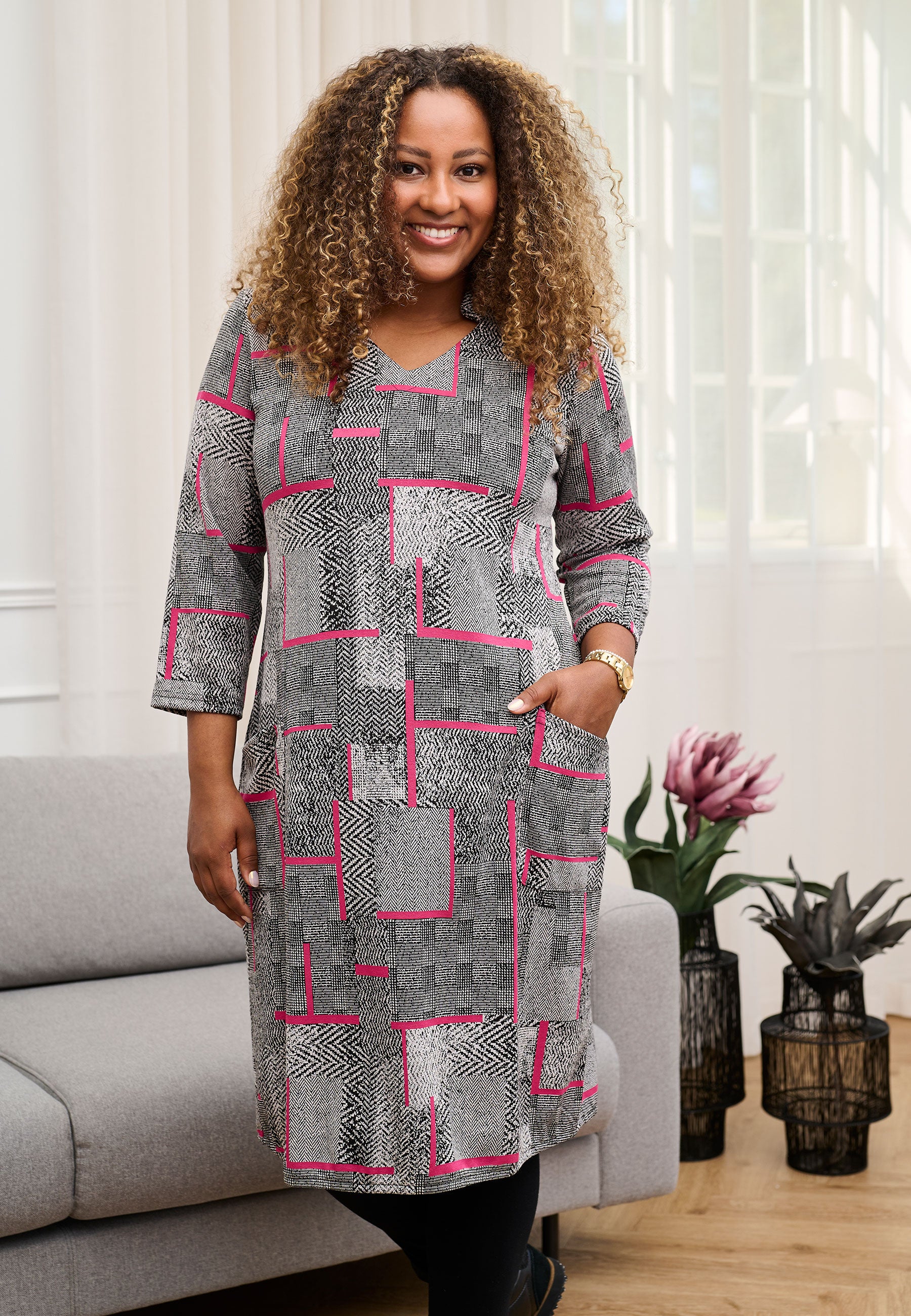 Pont Neuf PNDemeka Tea Kjoler 6500 PINK