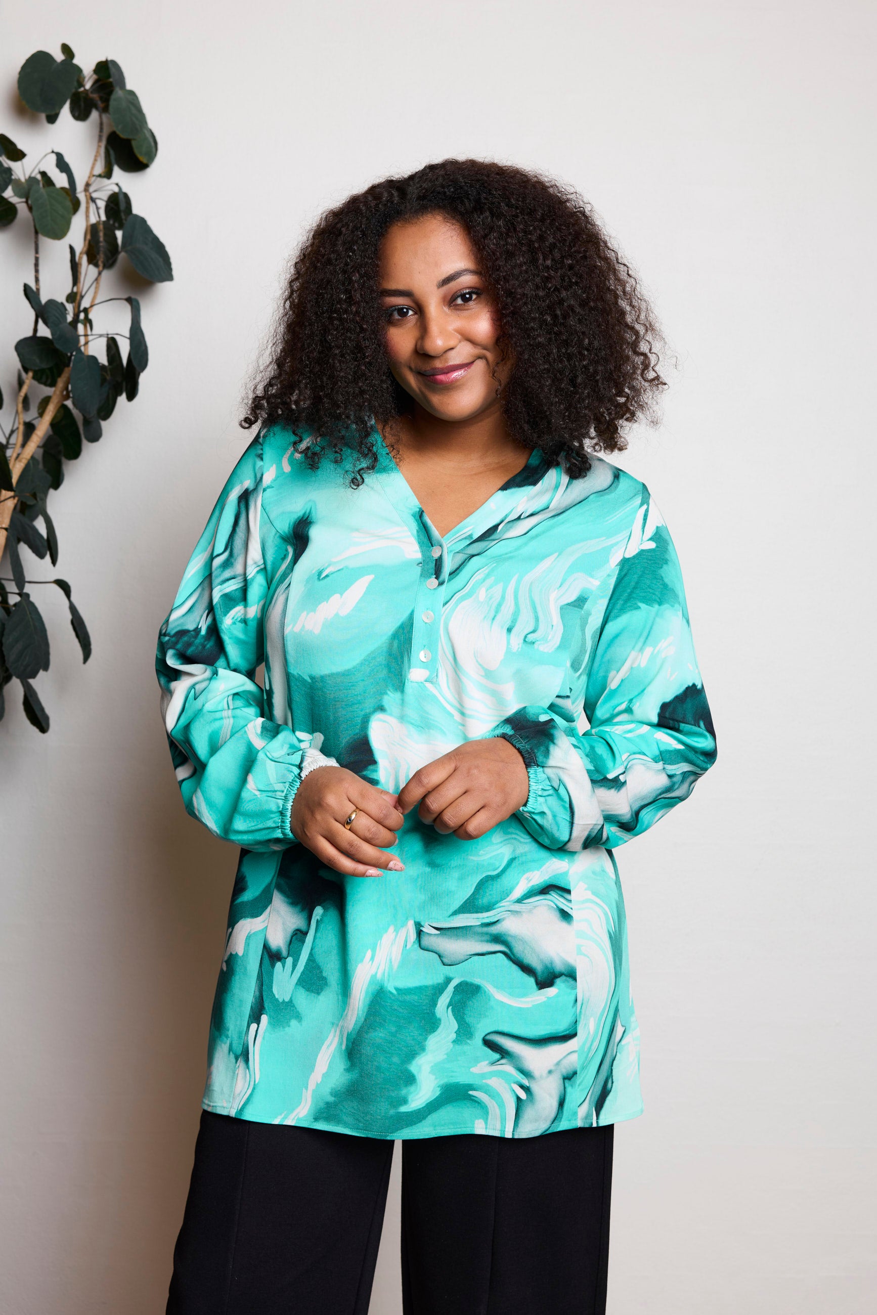 Pont Neuf PNDonita Tunikaer 3480 Aqua Green