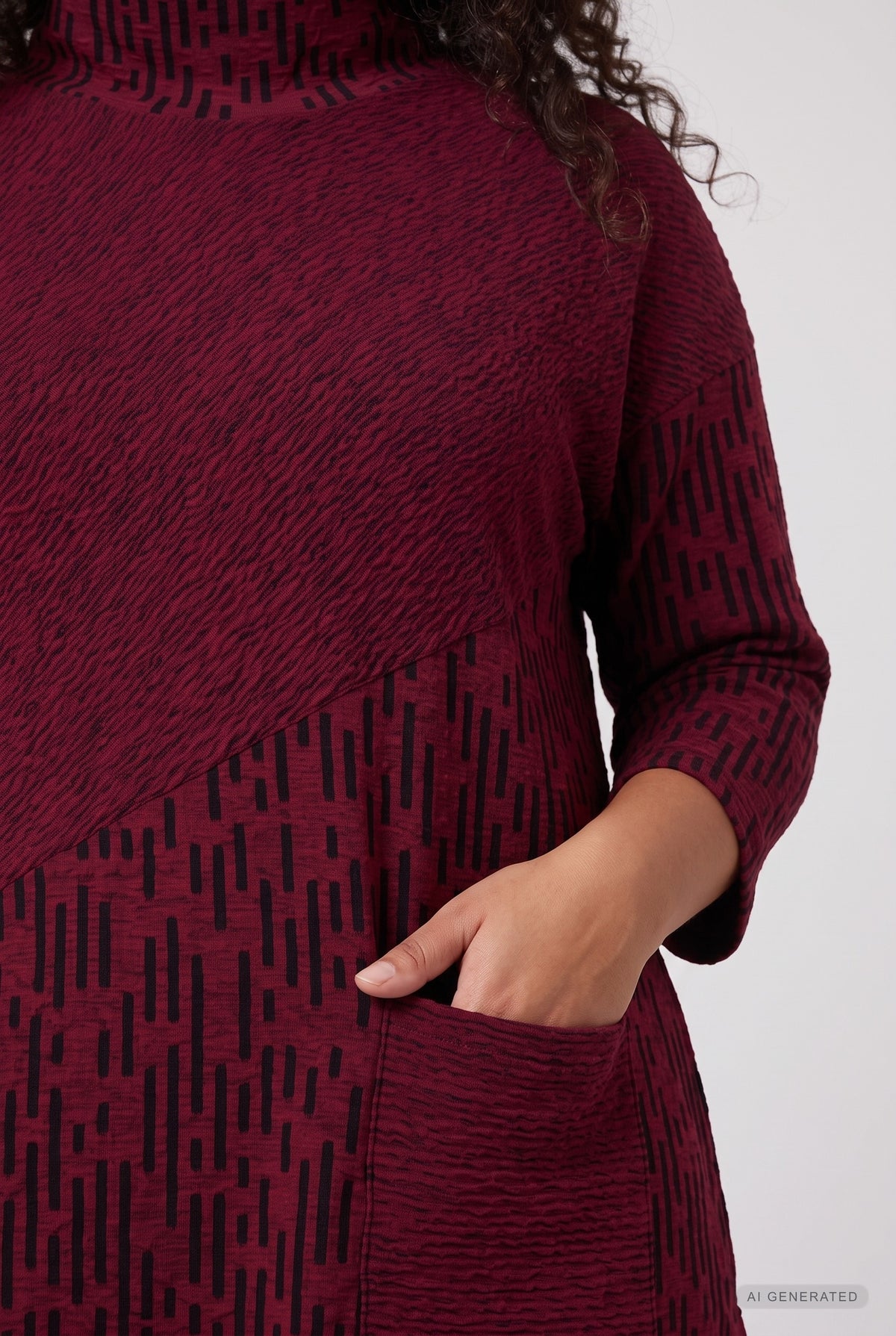 Pont Neuf PNDorina Bluser 2680 Dark Red