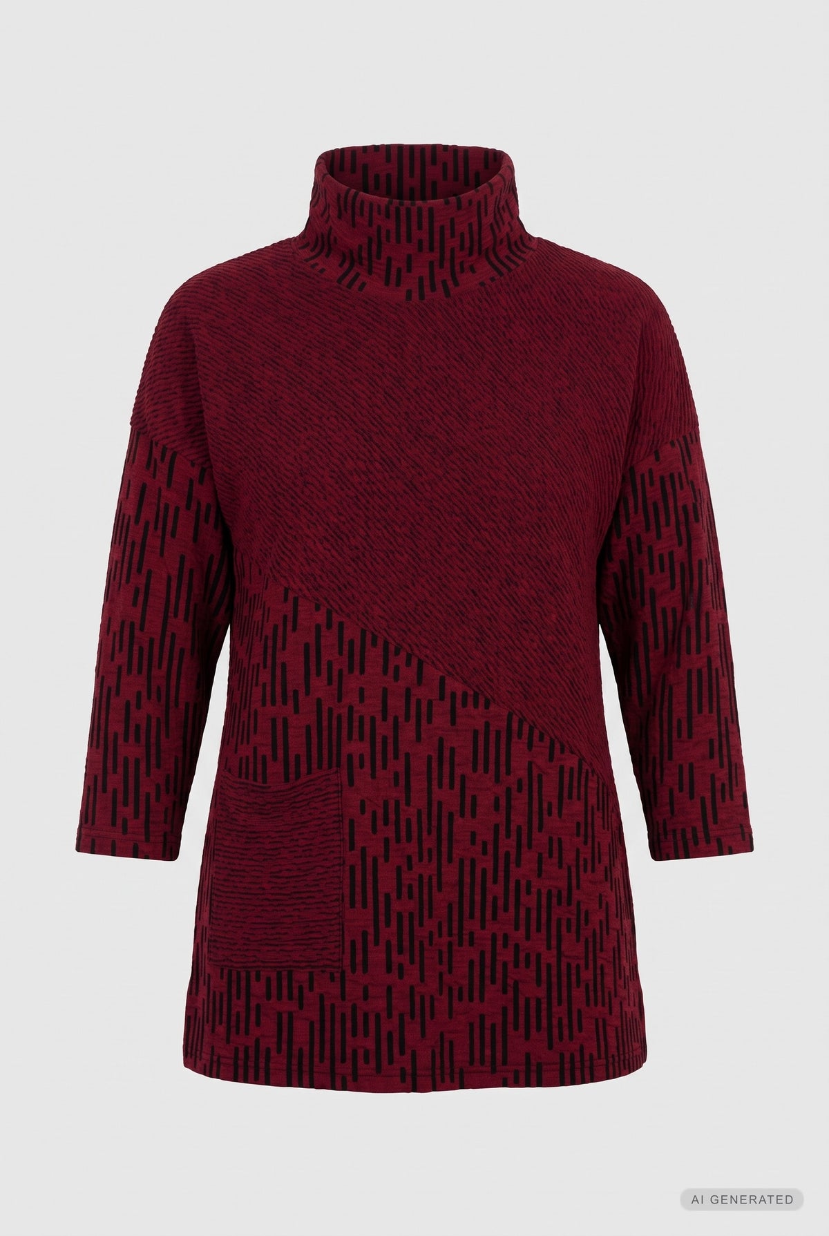 Pont Neuf PNDorina Bluser 2680 Dark Red