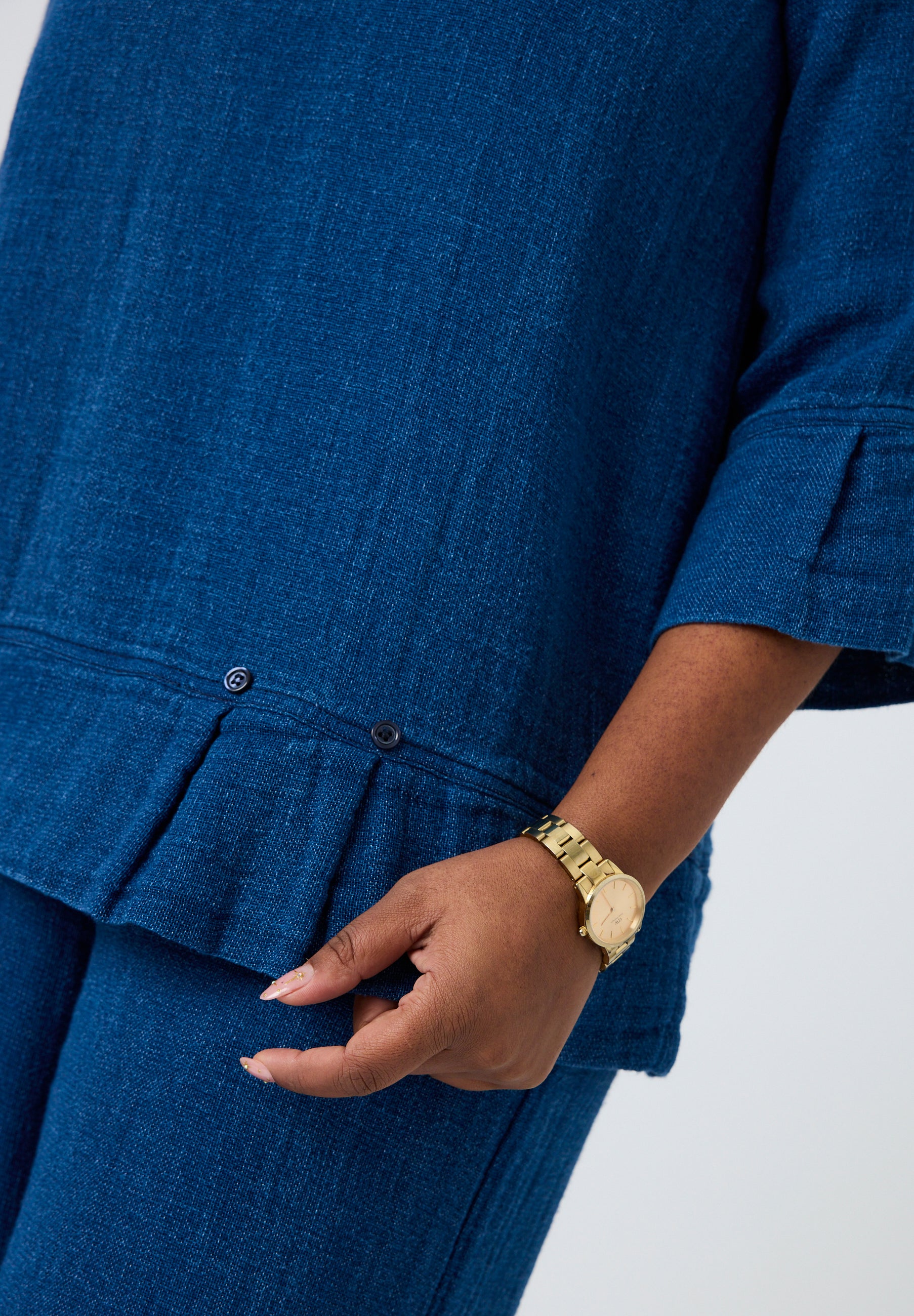 Pont Neuf PNHadil Bluser 5275 Denim blue