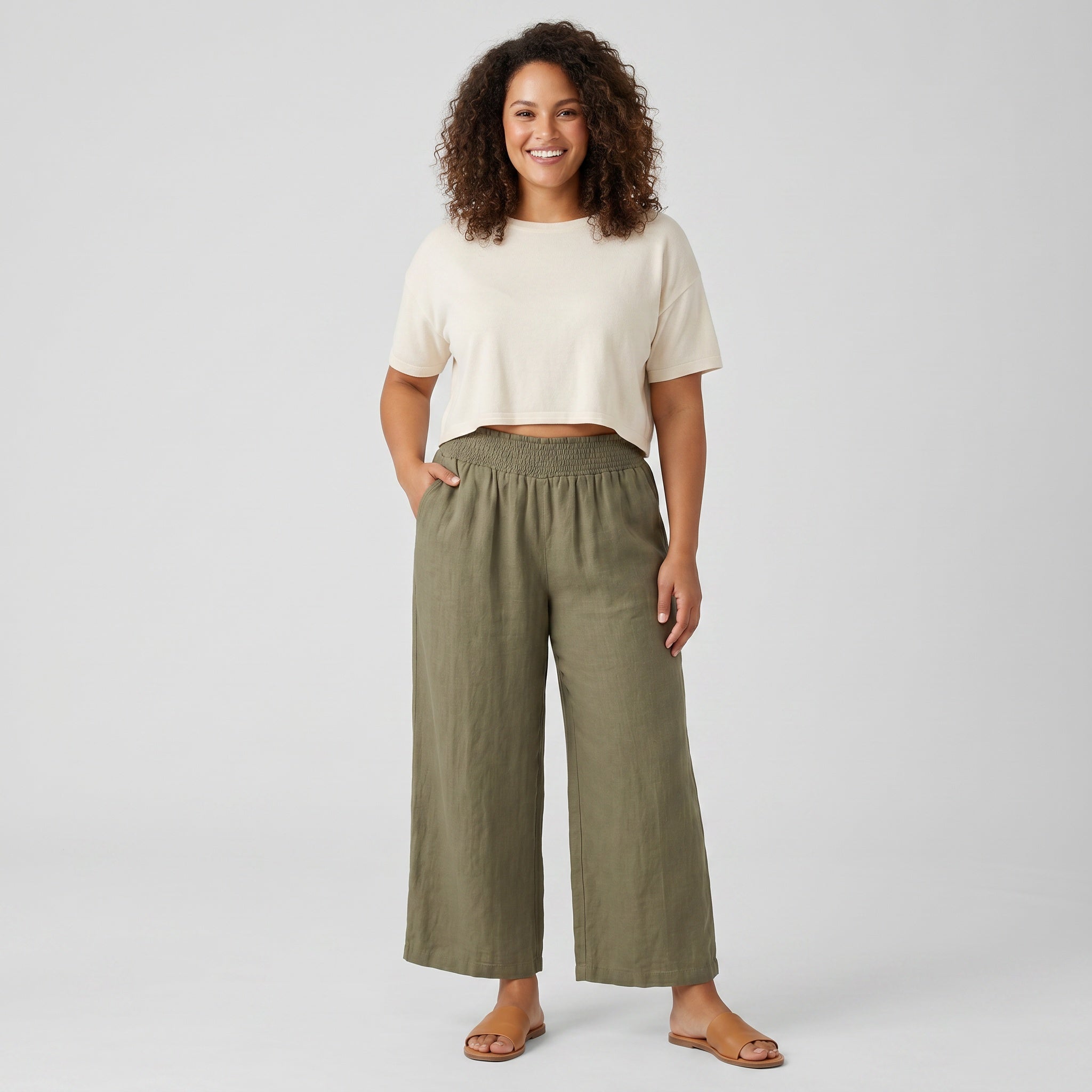 Pont Neuf PNHibba Bukser 3506 Khaki Green