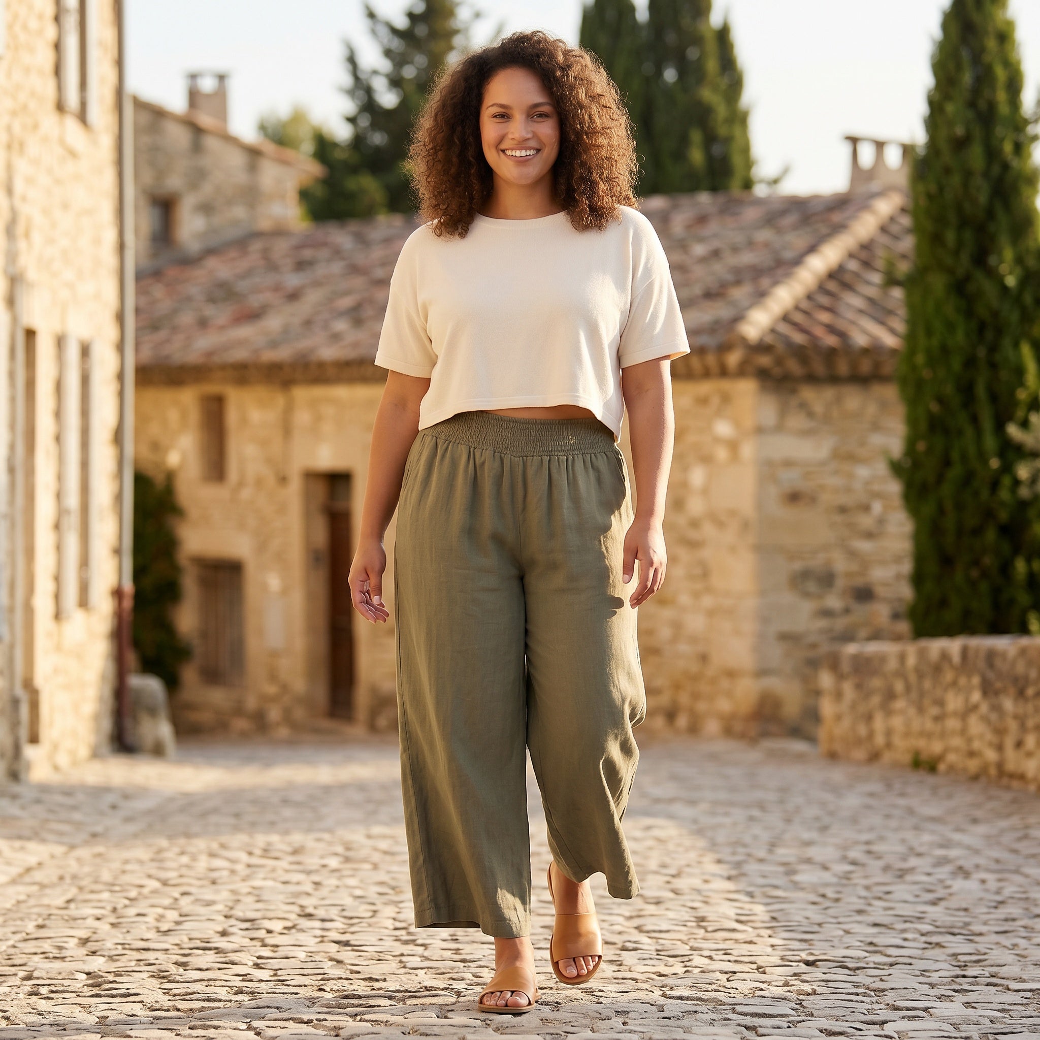 Pont Neuf PNHibba Bukser 3506 Khaki Green