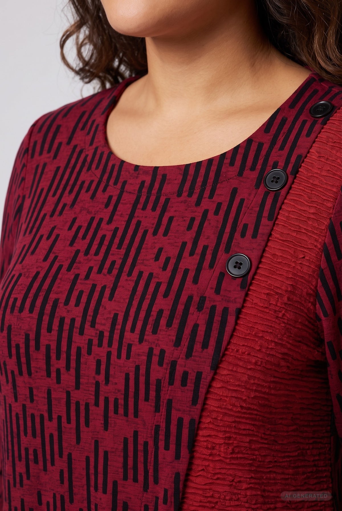 Pont Neuf PNInessa Mie Bluser 2680 Dark Red