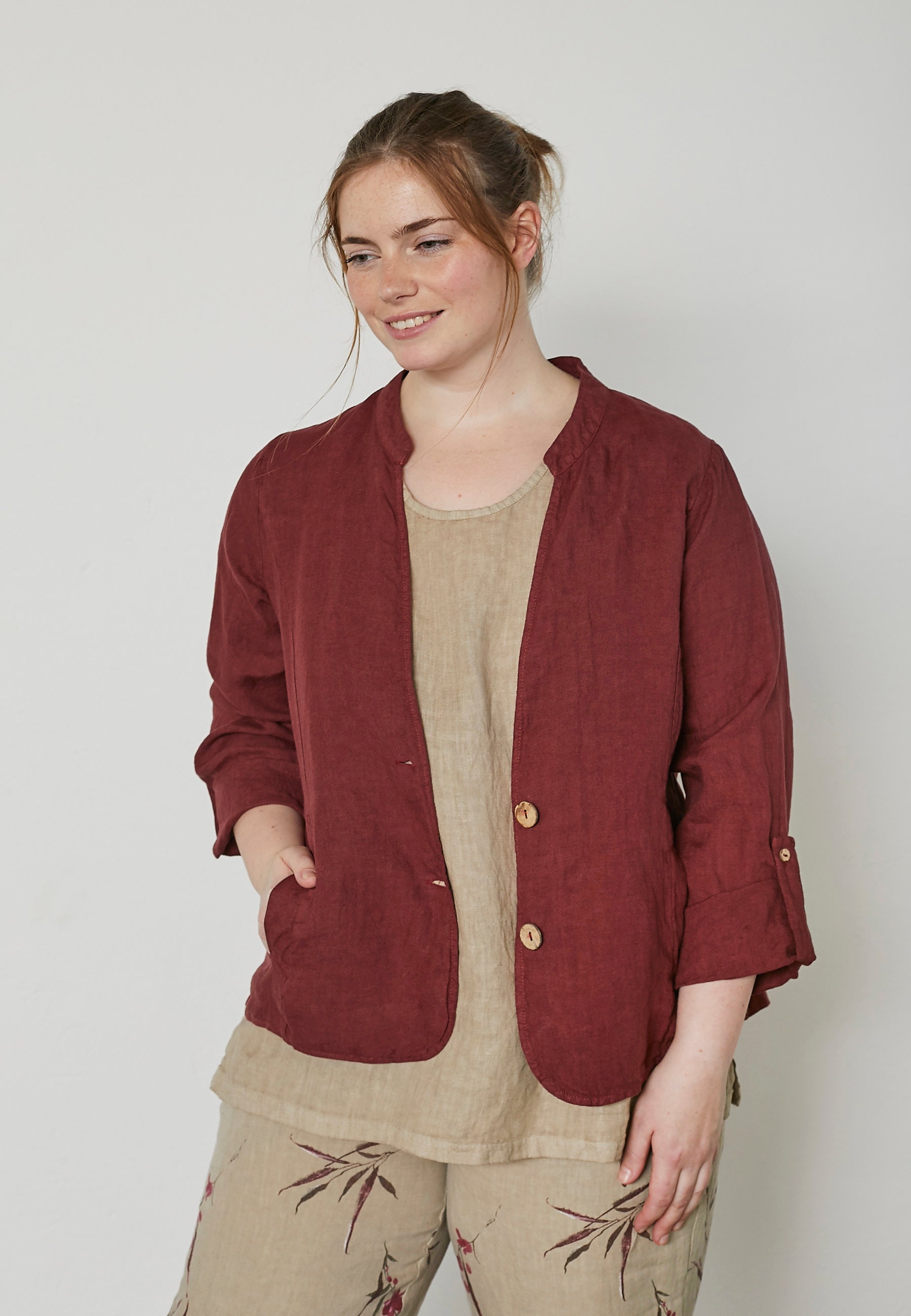 Pont Neuf PNJie Jakker 2999 BORDEAUX RED