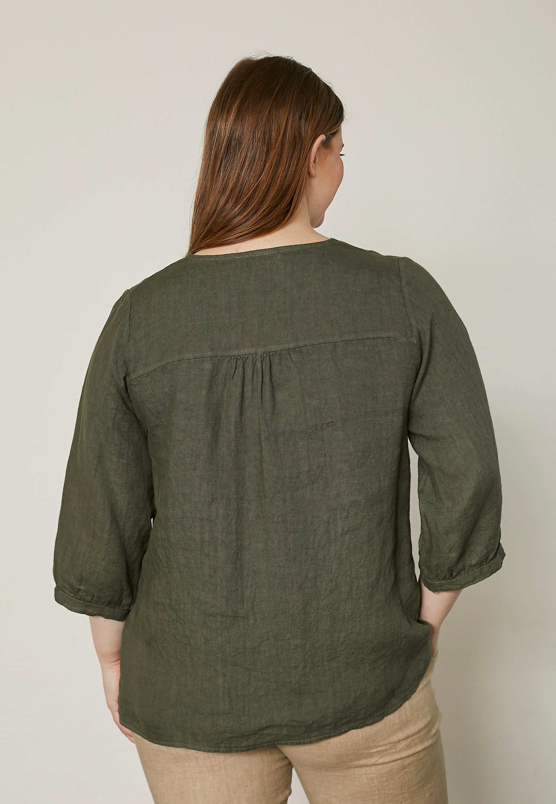 Pont Neuf PNJoelle Bluser 3506 Khaki Green