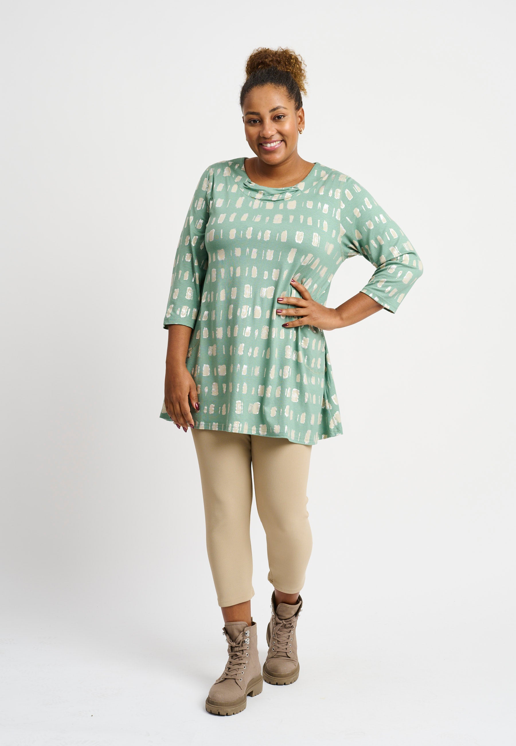 Pont Neuf PNJola Tea Tunikaer 3506 Khaki Green