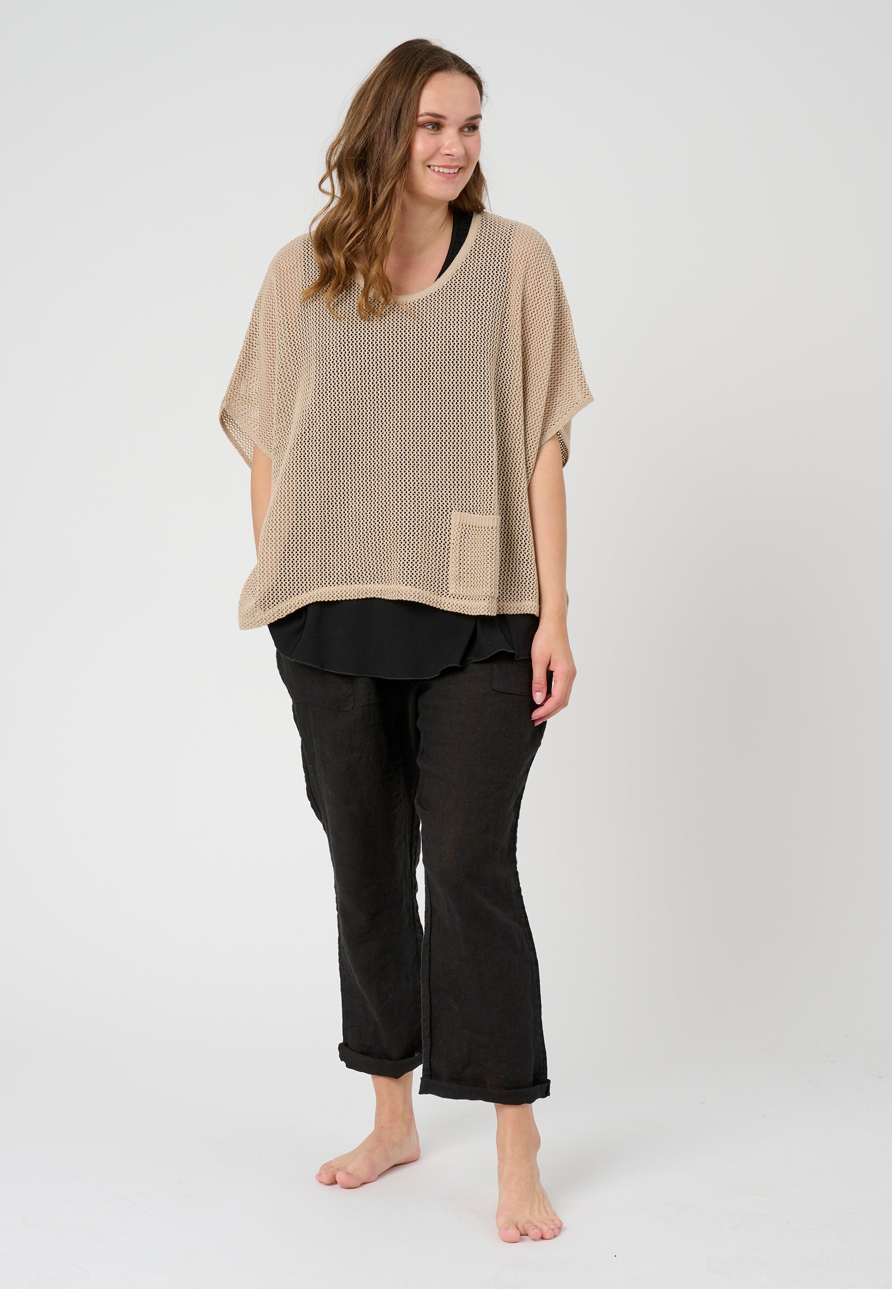 Pont Neuf PNKarit Knit Pullover 134 Linen