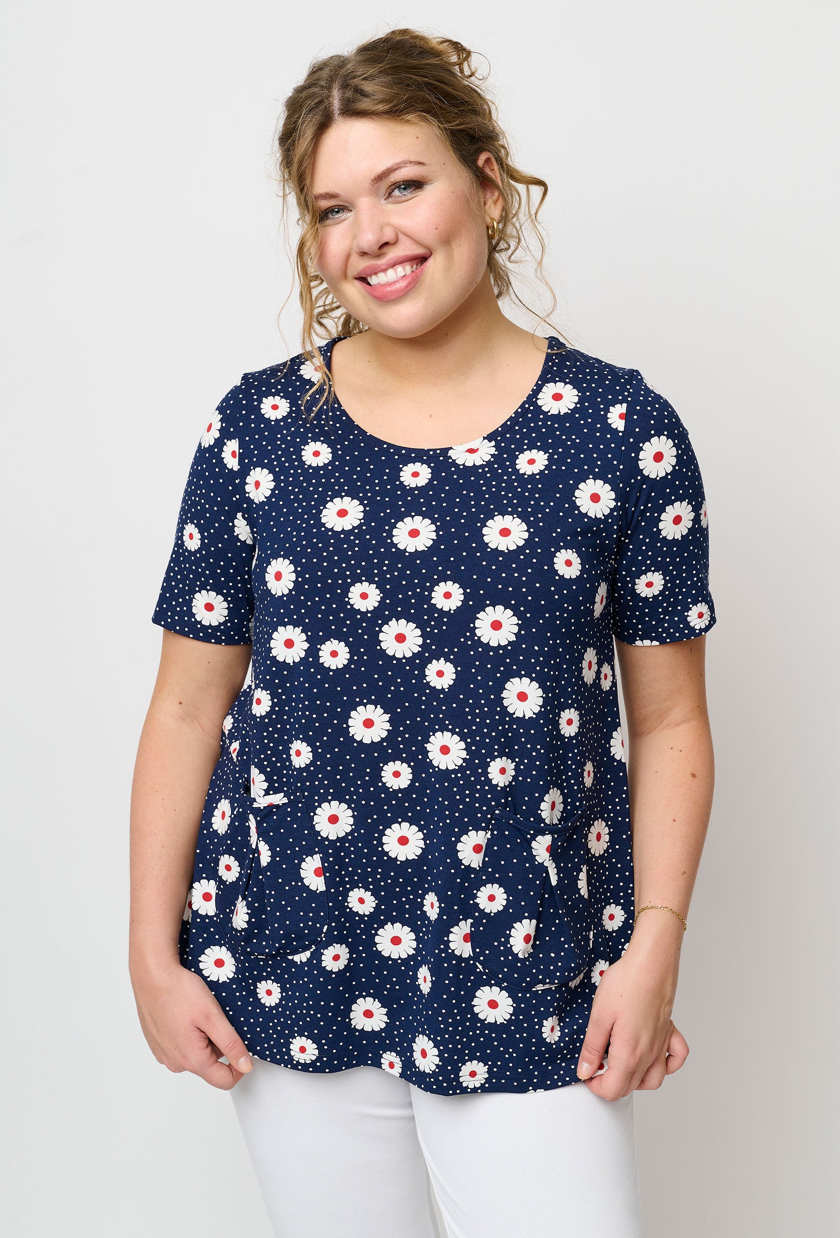 Pont Neuf PNLotte Sia Bluser 520 Navy