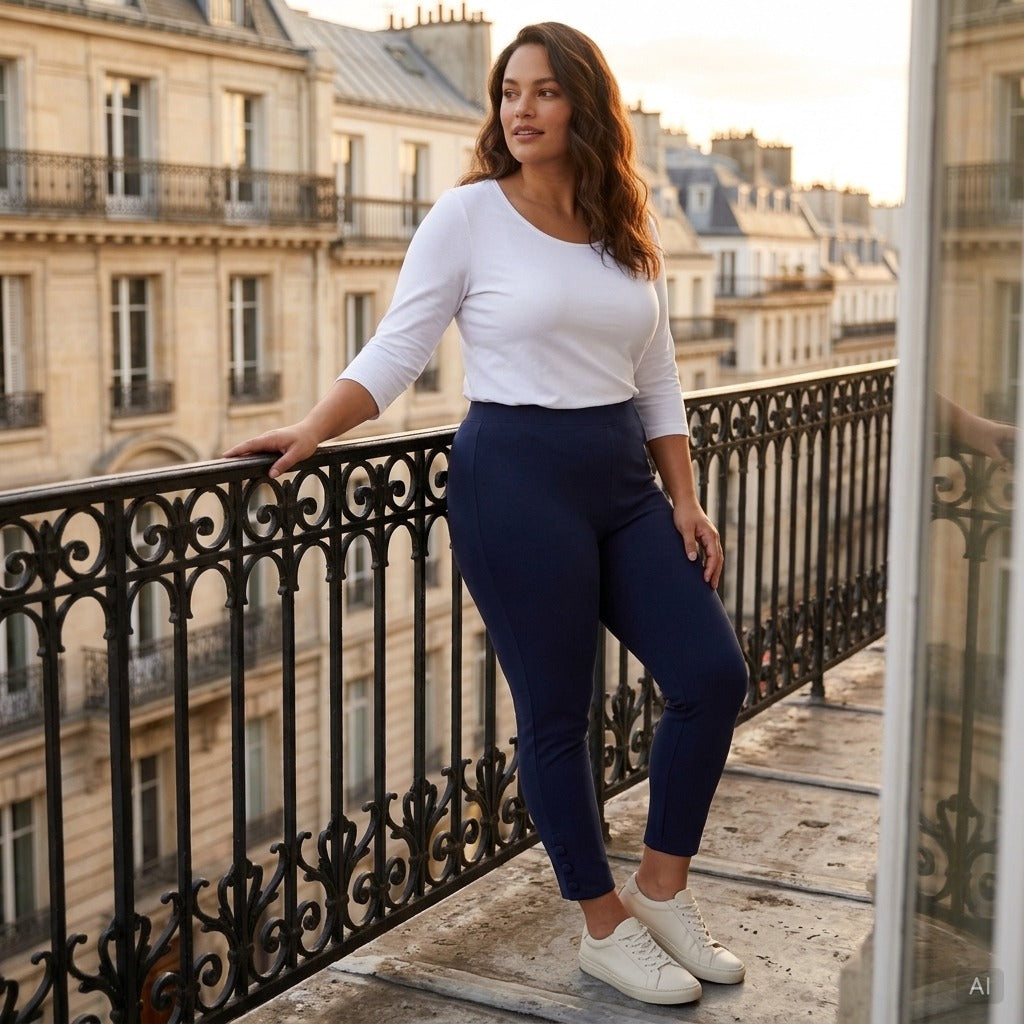 Pont Neuf PNLuna Leggings 574 Navy