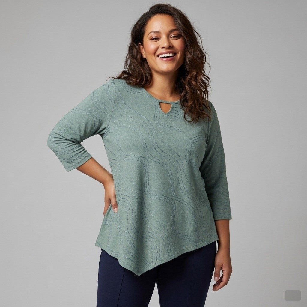Pont Neuf PNMagrethe Bluser 3350 Faded green