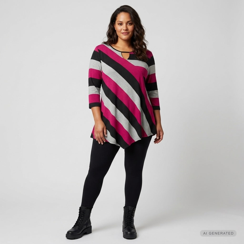 Pont Neuf PNMagrethe Tunikaer 910 Black / grey / cherry