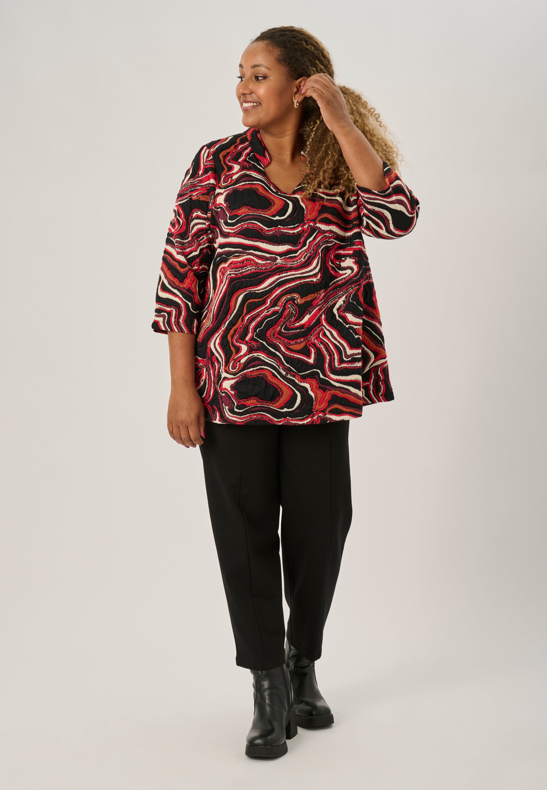 Pont Neuf PNNAjda Bluser 2354 Warm Red
