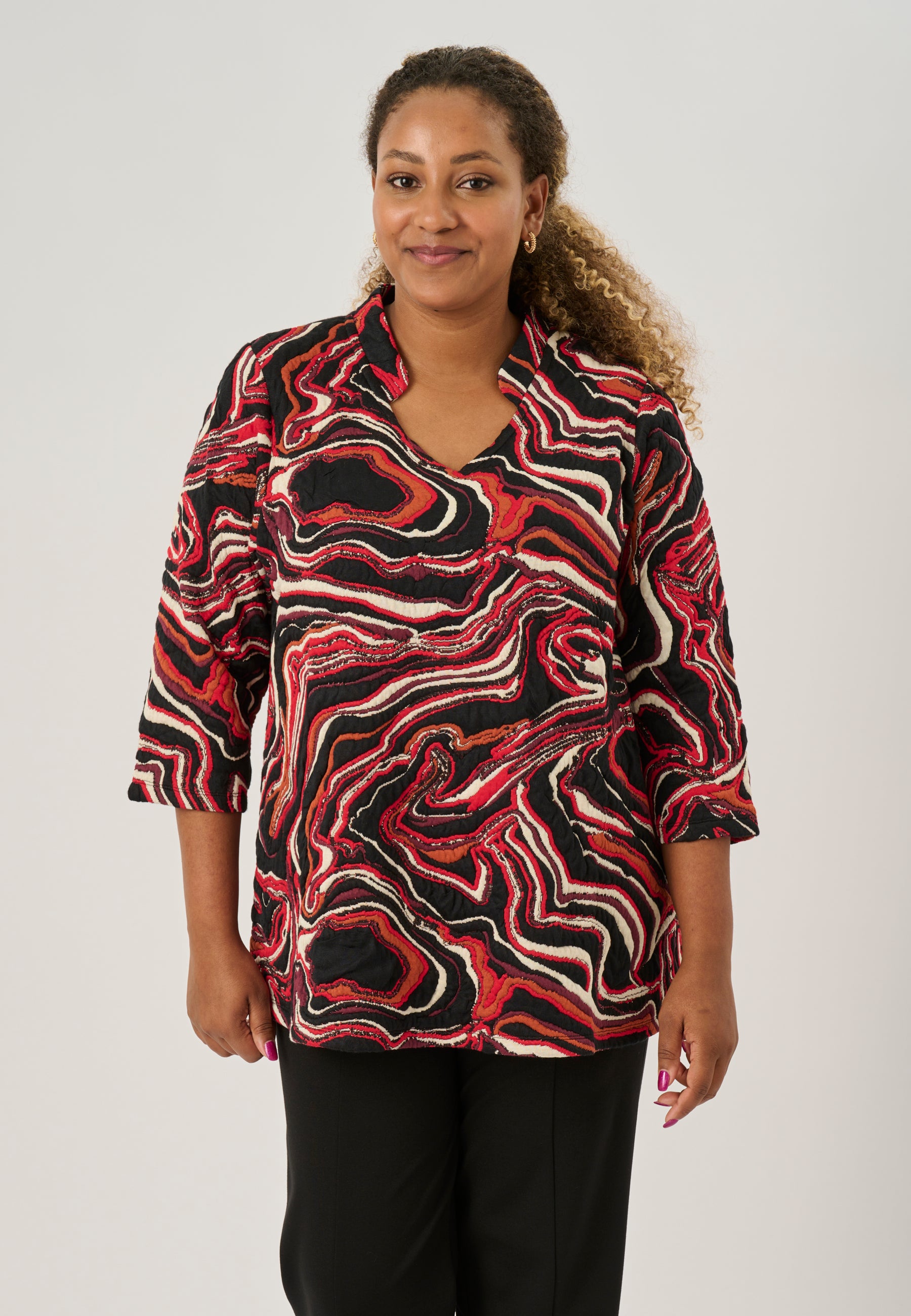 Pont Neuf PNNAjda Bluser 2354 Warm Red