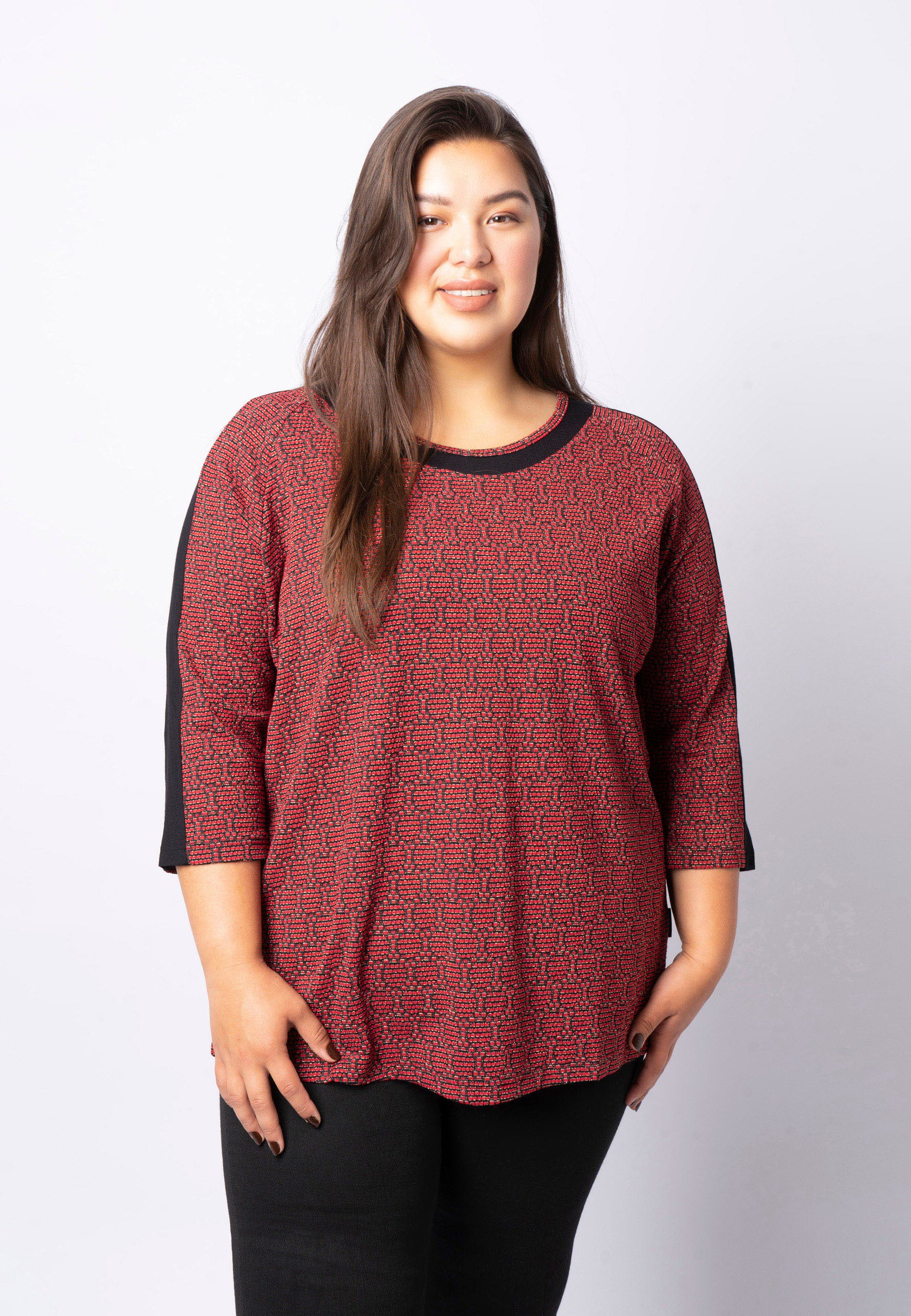 Pont Neuf PNRihana Bluser 354 Warm Red