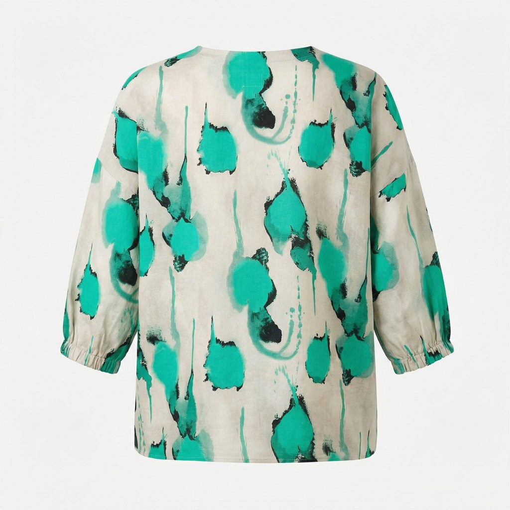 Pont Neuf PNSari Bluser 3480 Aqua Green