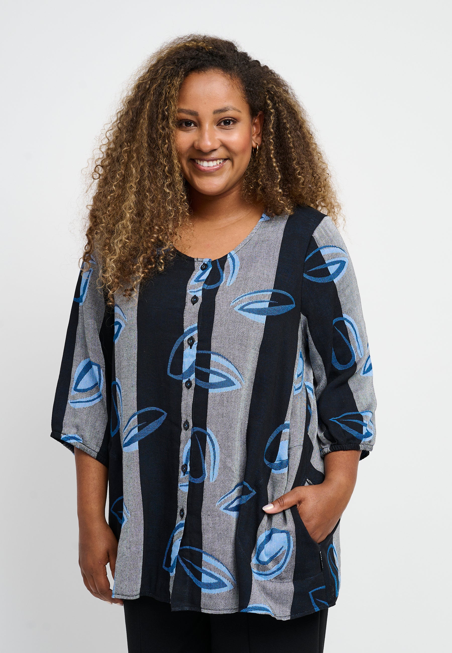 Pont Neuf PNThorid Bluser 5750 sapphire blue