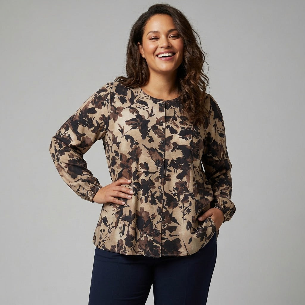 Pont Neuf PNThorid Mie Bluser 1300 Taupe