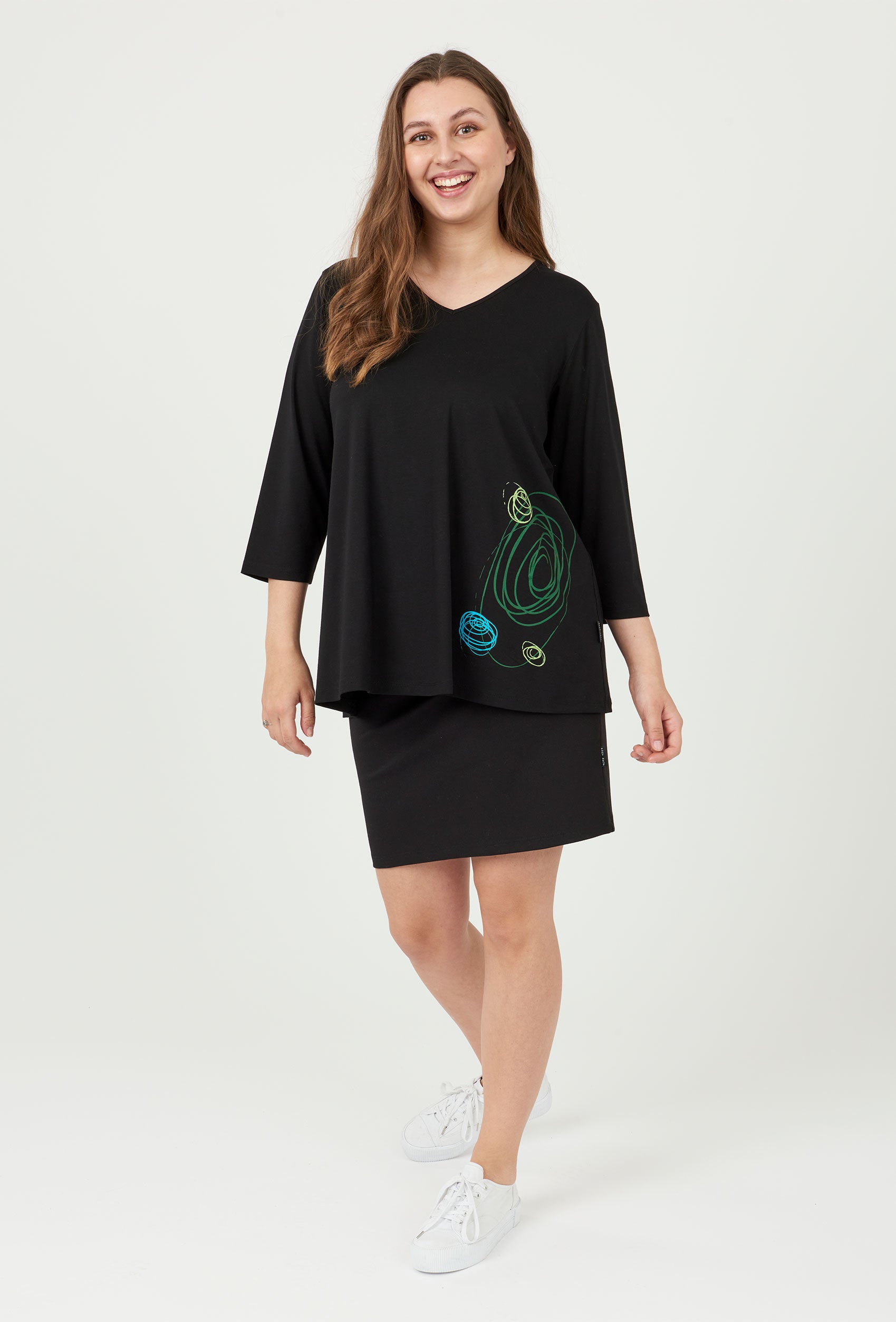 Pont Neuf PNTulle Bluser 074 Bottle Green