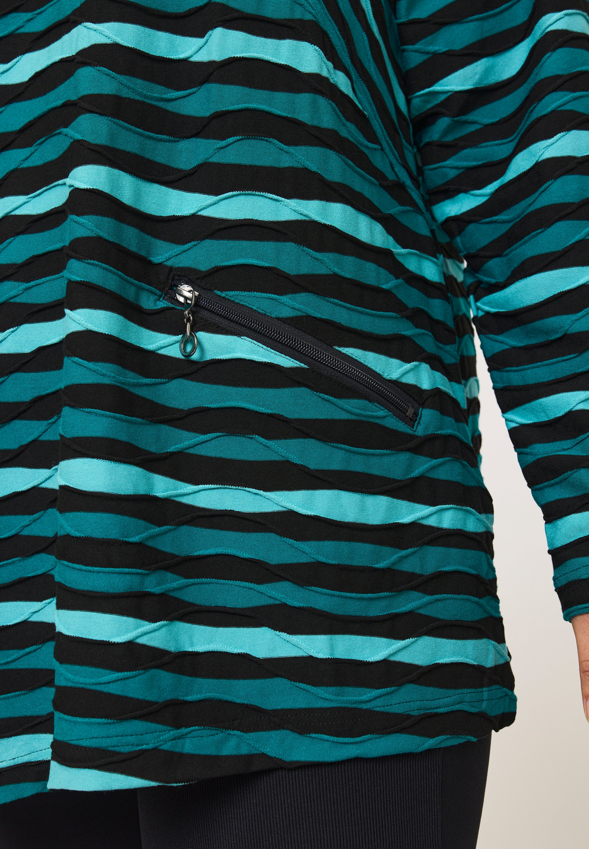 Pont Neuf PNVicca Bluser 5052 Petrol Blue