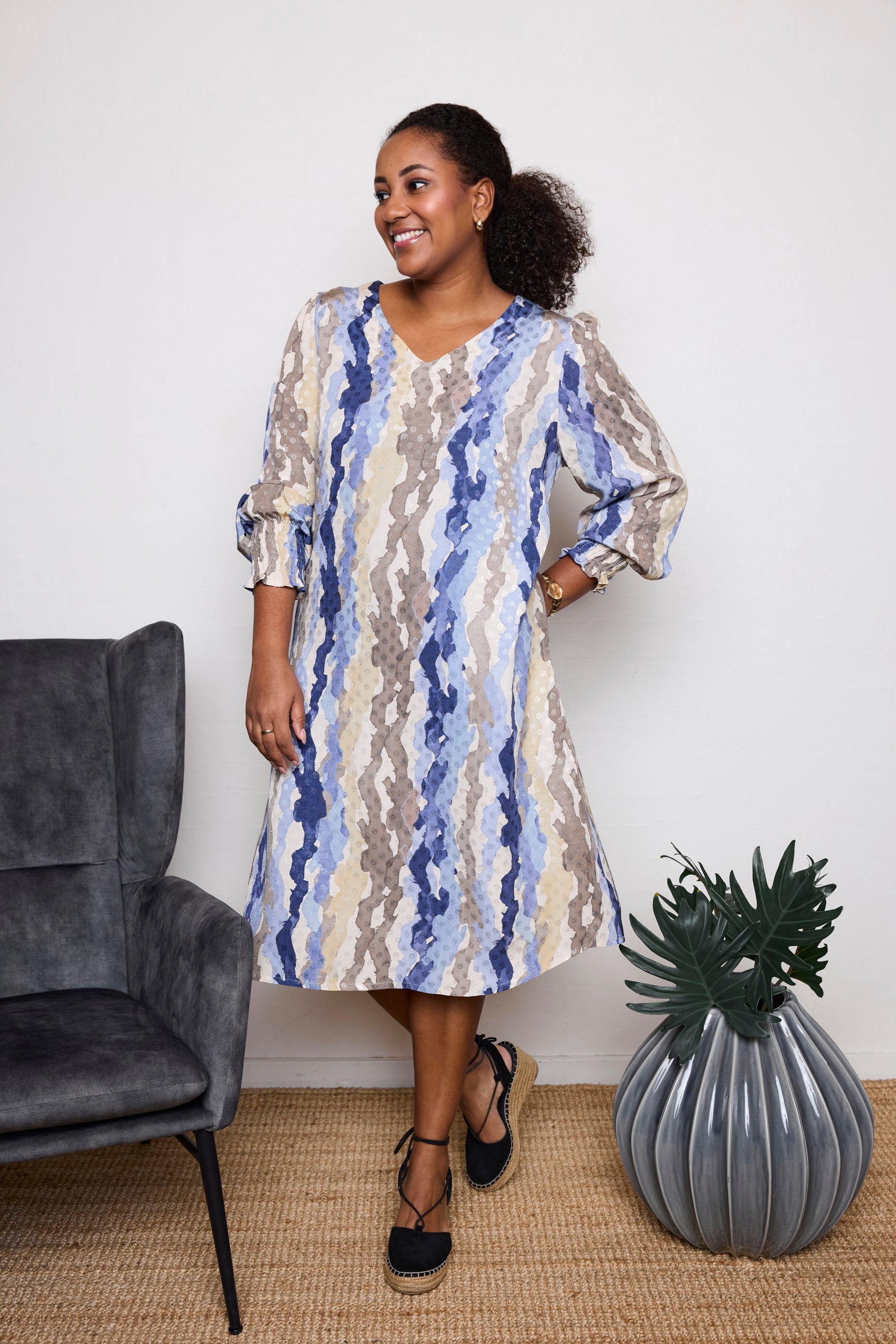 Pont Neuf PNViva Kjoler 5275 Denim blue