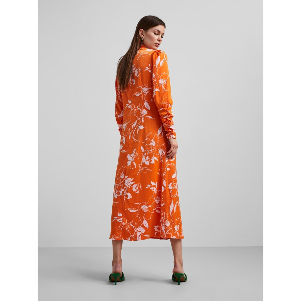 Y.A.S Paris LS long dress Dress Orange ochre
