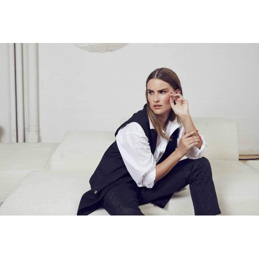 Co'couture Phoebe quilt pant Pants Black