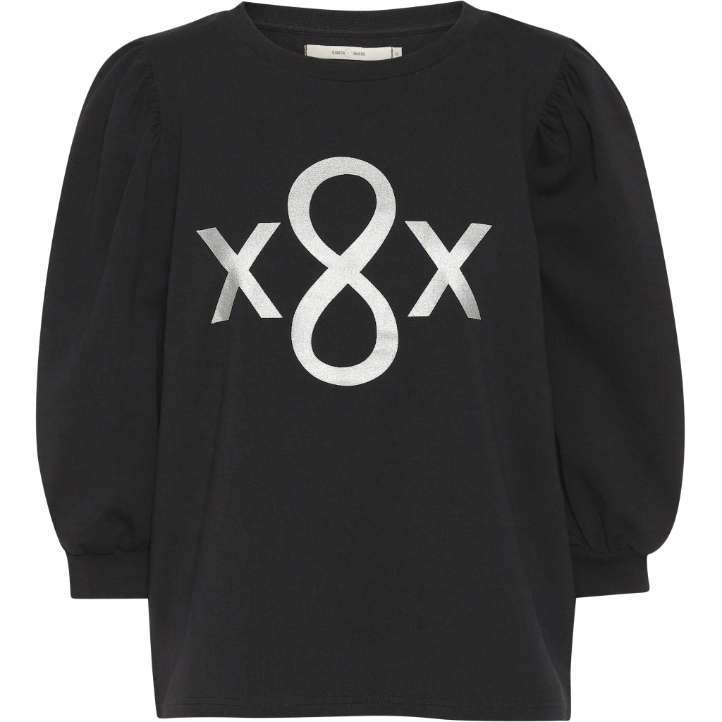 Costamani Roxette puff sweat Sweatshirt Black