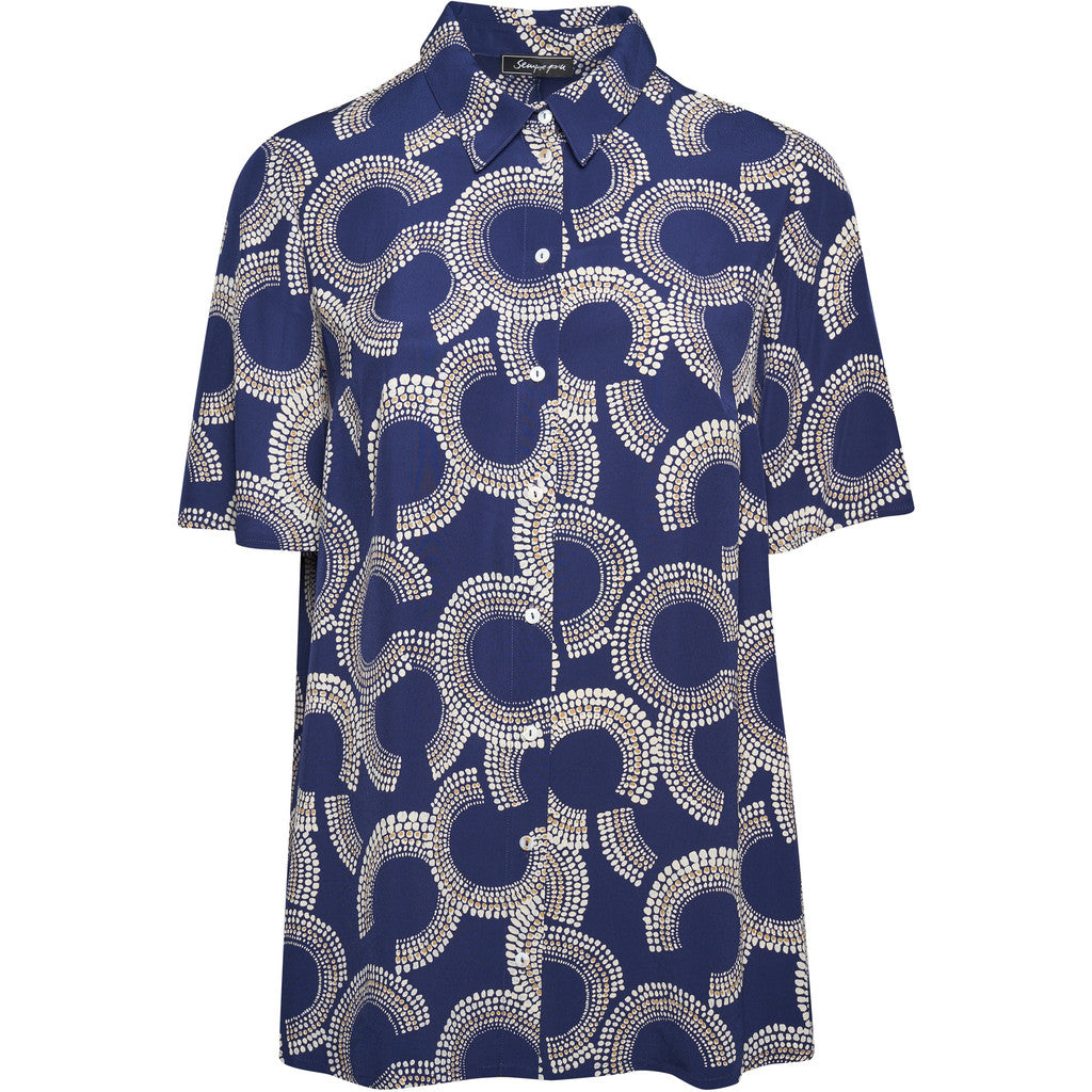 Sempre Piu SEEden Skjortebluser 1630 Royal Blue