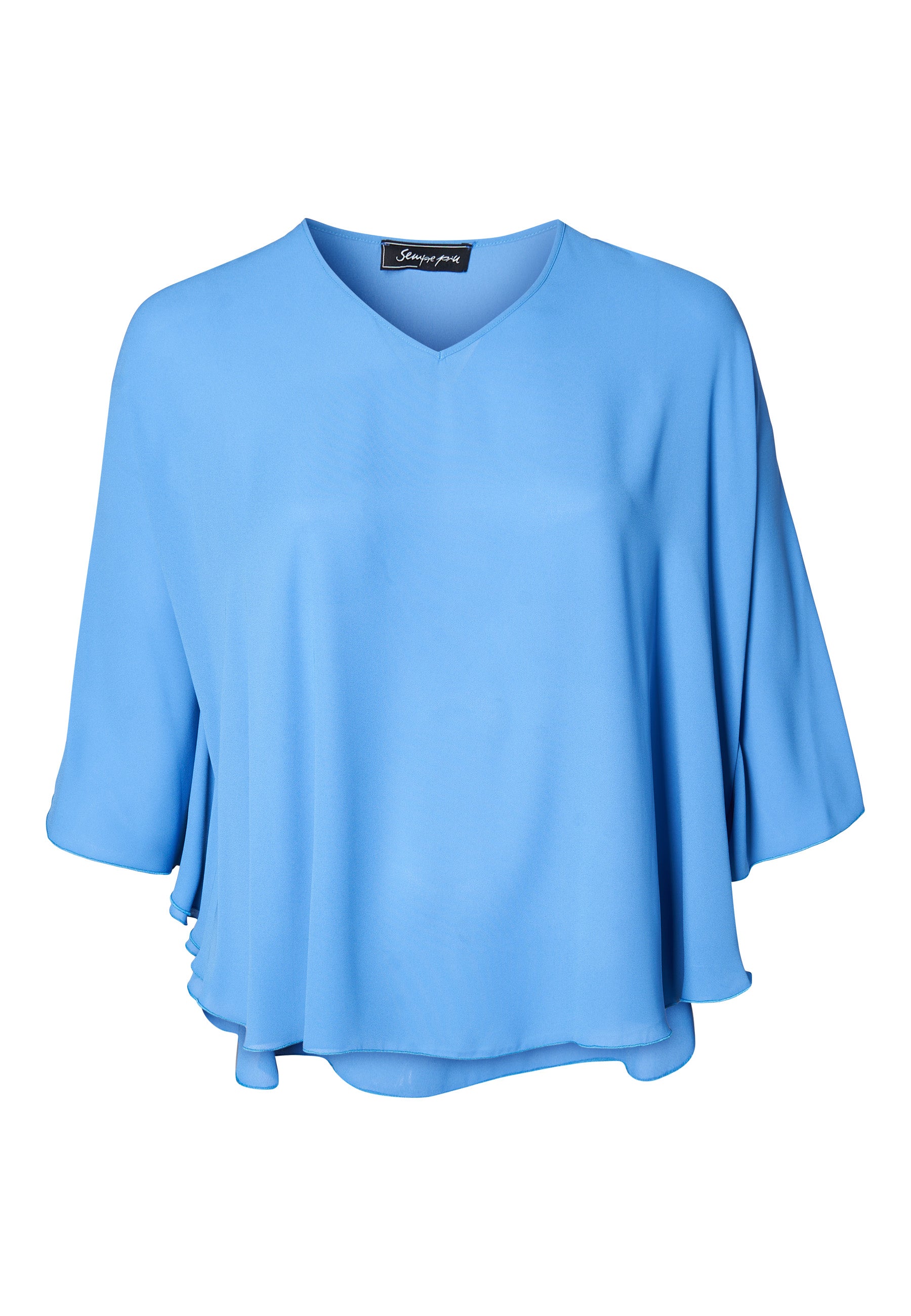 Sempre Piu SEHaldis Bluser 5300 Cornflower Blue