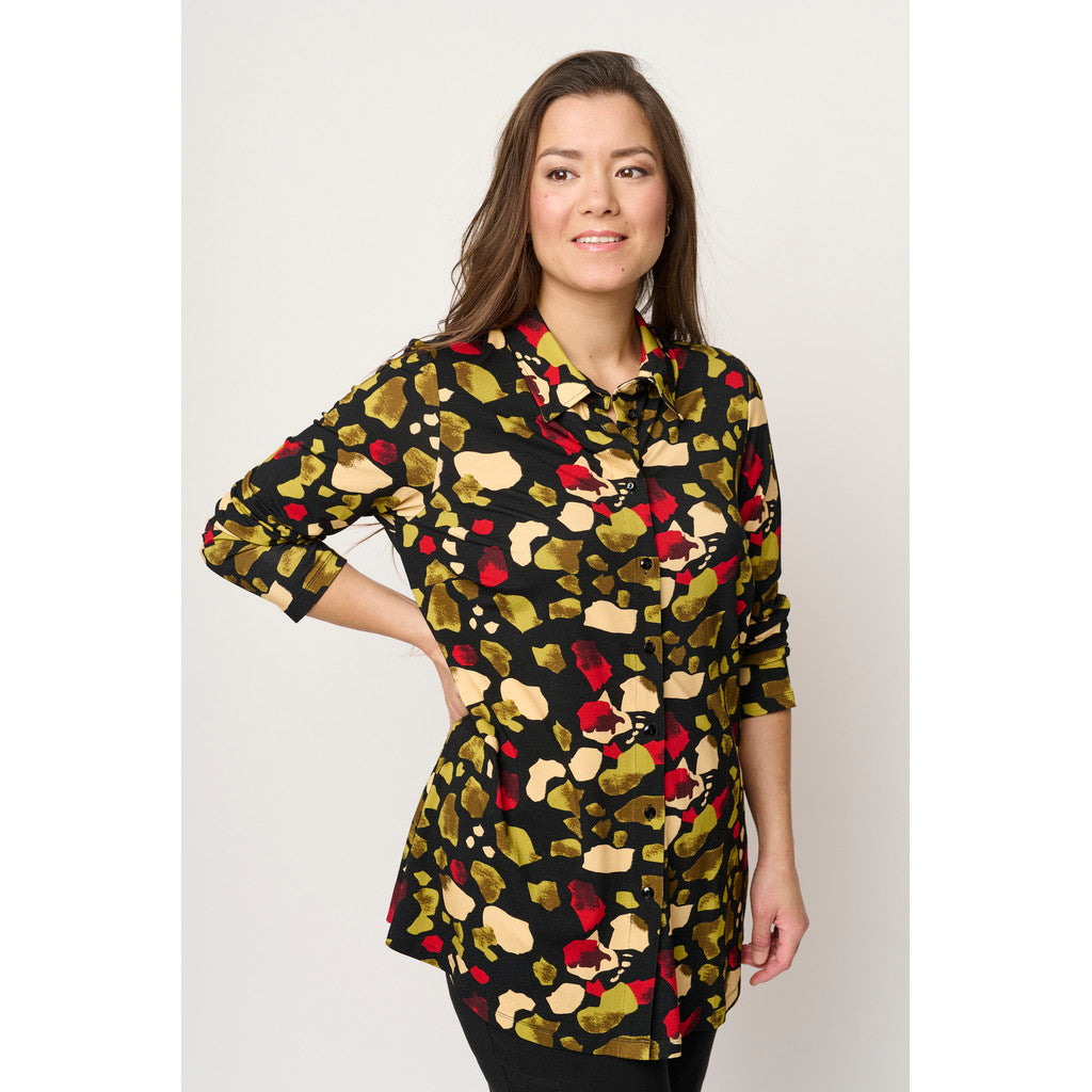 Sempre Piu SEIsobelle Skjortebluser 033 Olive Night