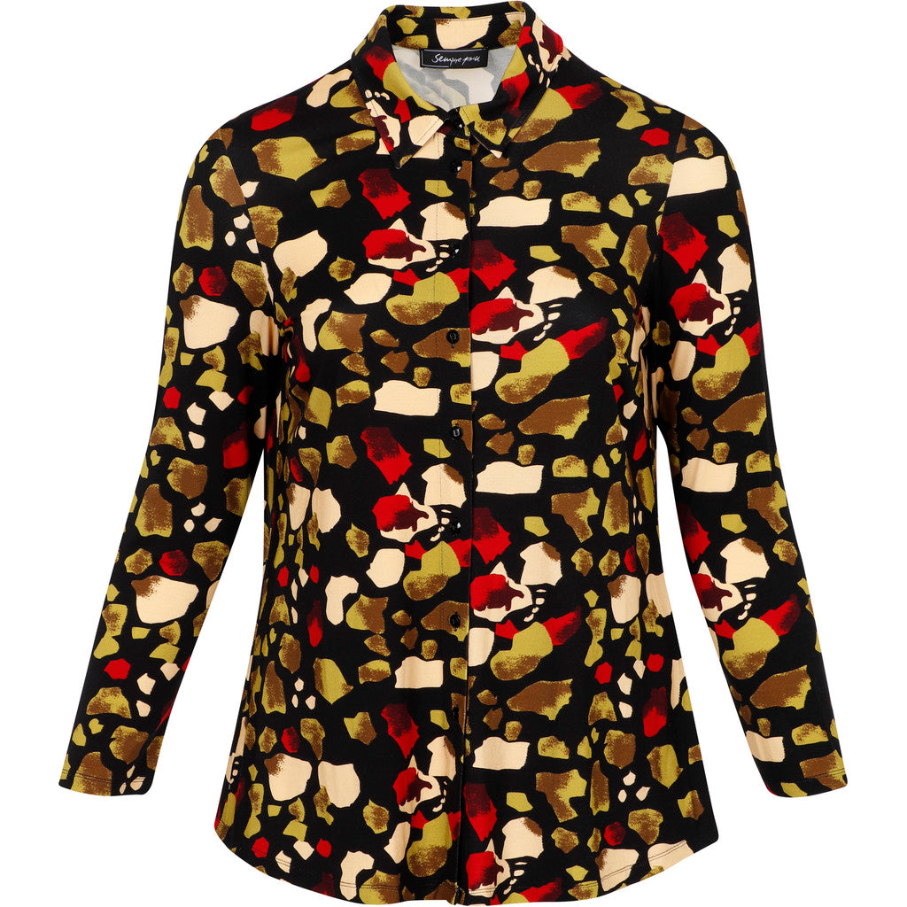 Sempre Piu SEIsobelle Skjortebluser 033 Olive Night