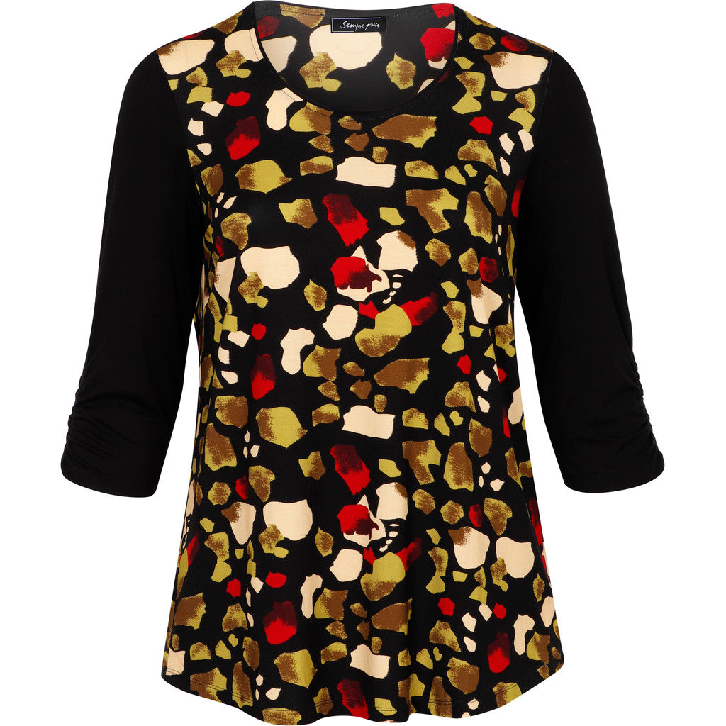 Sempre Piu SEIsobelle T-Shirt 033 Olive Night