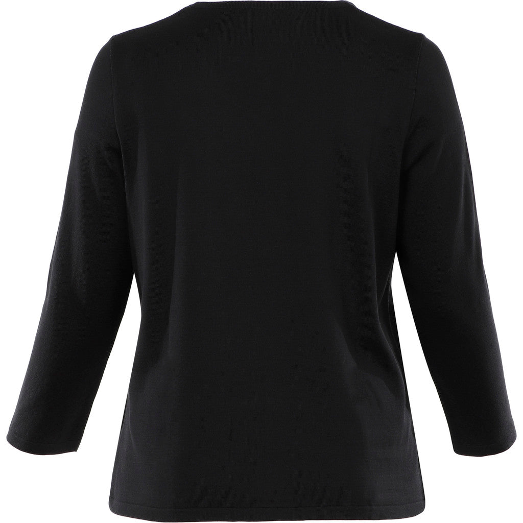 Sempre Piu SEJocelyn Knit Pullover 010 Black