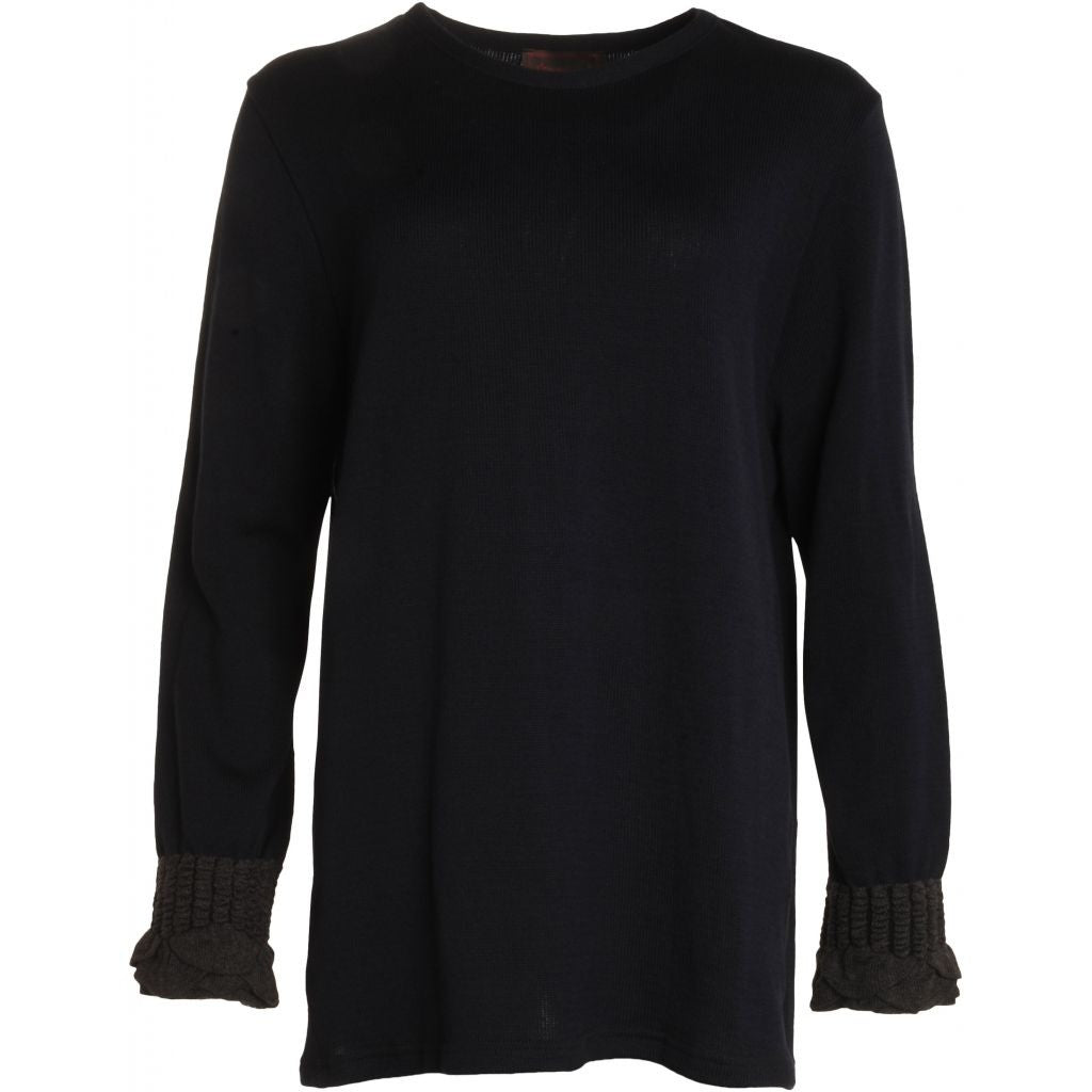 Sempre Piu SEKnit bluse Knit Pullover 020 Navy