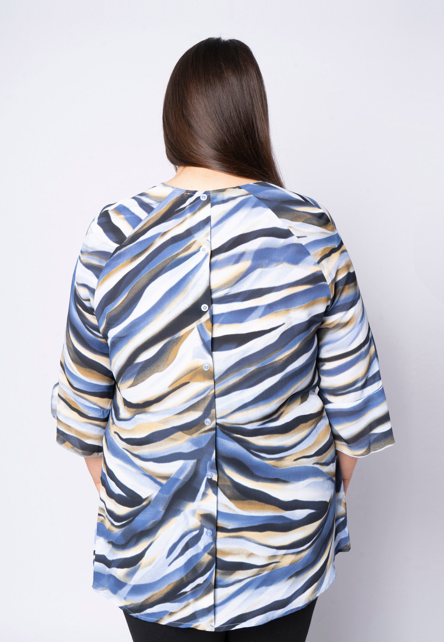 Sempre Piu SELeonore Bluser 028 Blue