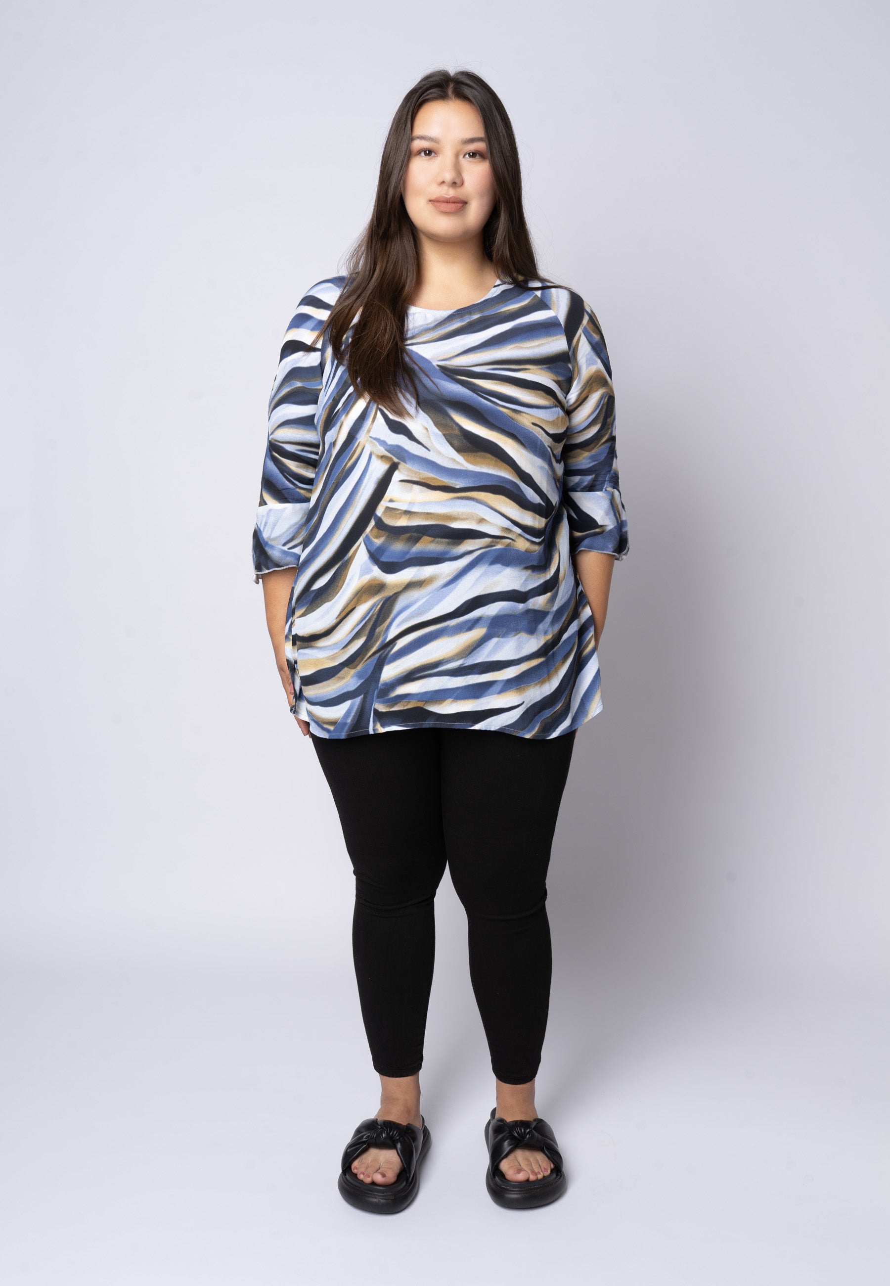 Sempre Piu SELeonore Bluser 028 Blue