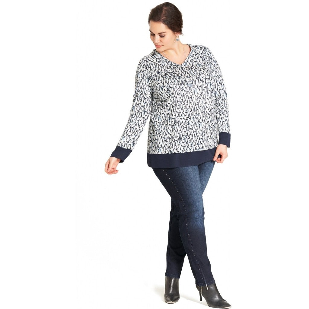 Sempre Piu SEShirt Skjortebluser 020 Navy