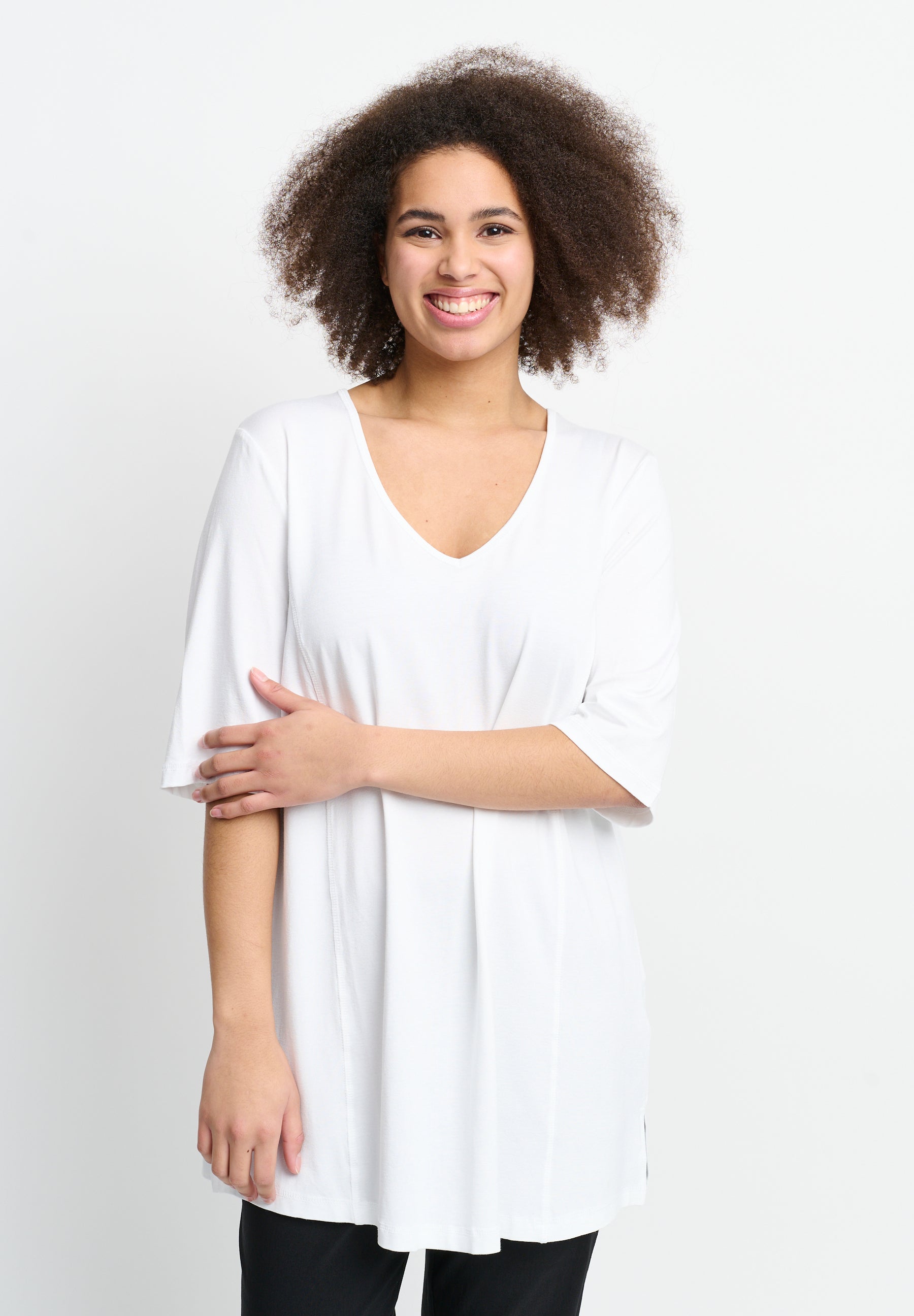Sempre Piu SEShirt NOOS Skjortebluser 002 Optical white