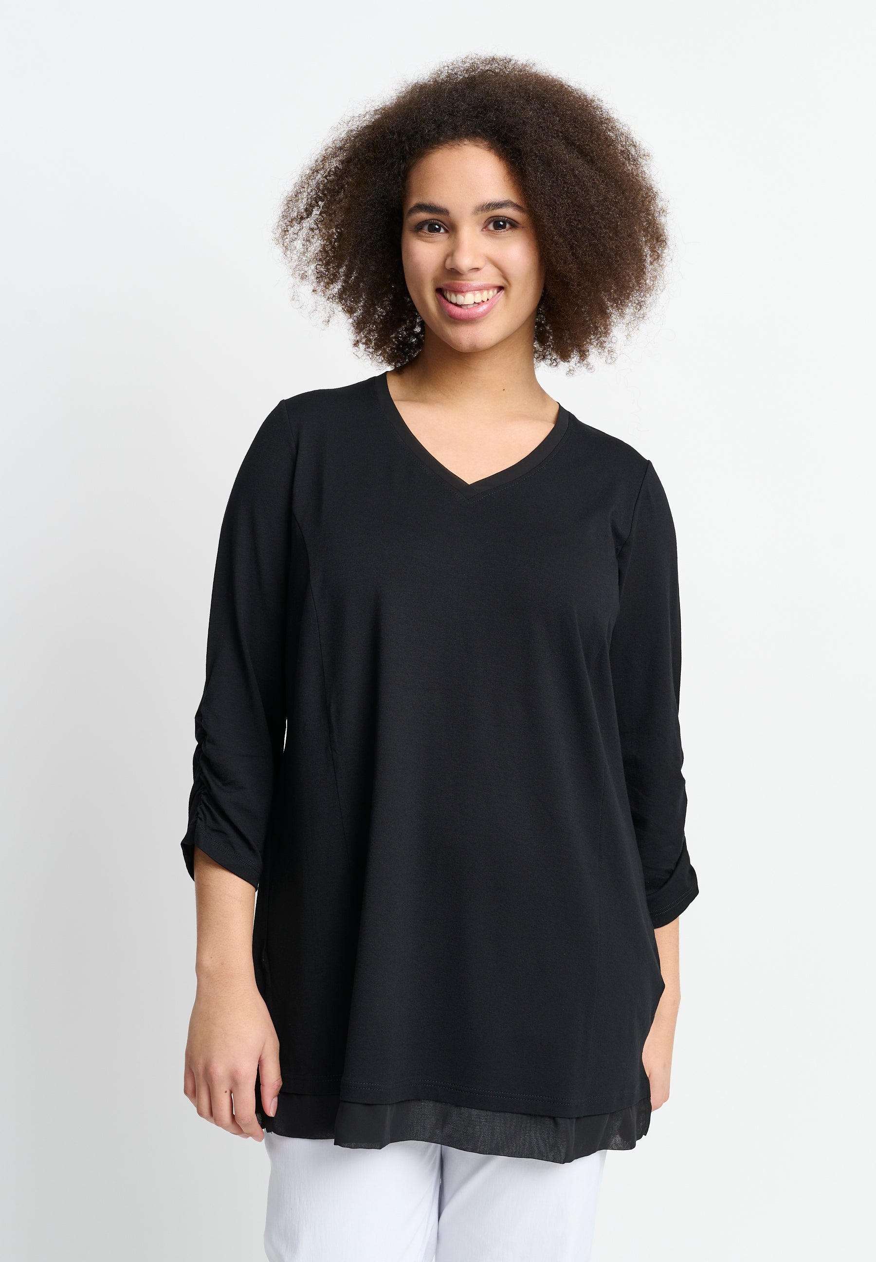 Sempre Piu SEShirt NOOS Skjortebluser 010 Black