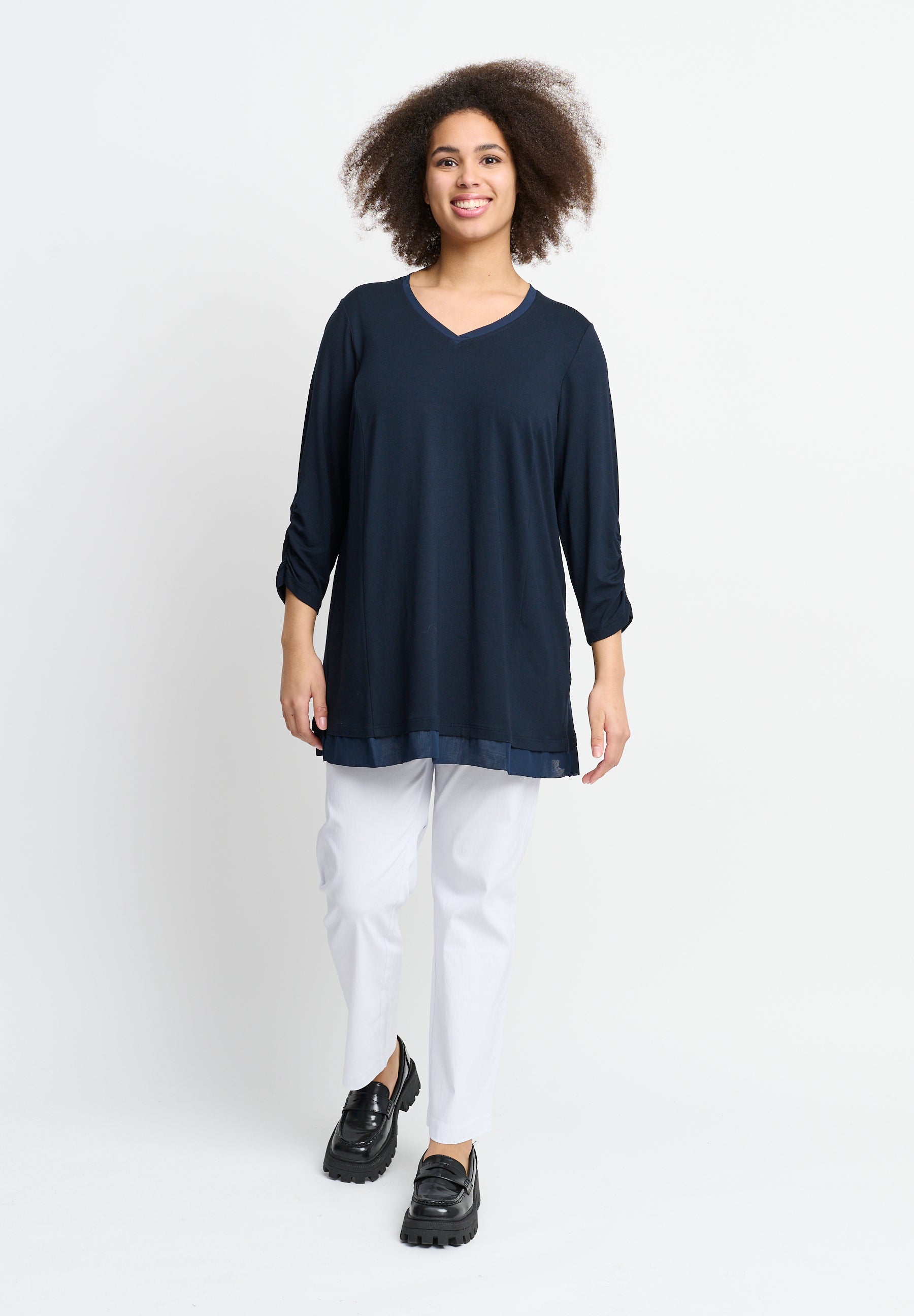 Sempre Piu SEShirt NOOS Skjortebluser 020 Navy