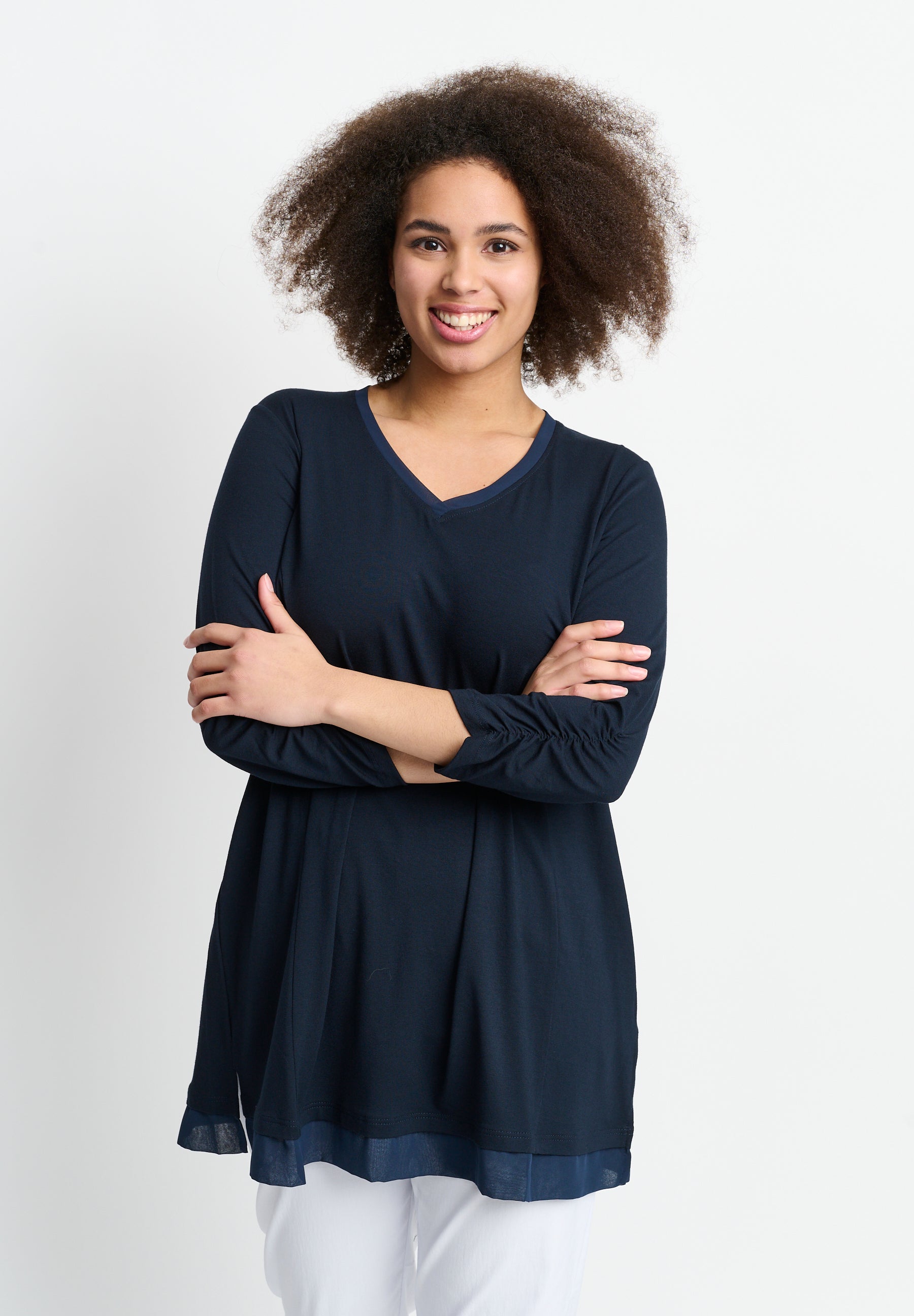 Sempre Piu SEShirt NOOS Skjortebluser 020 Navy