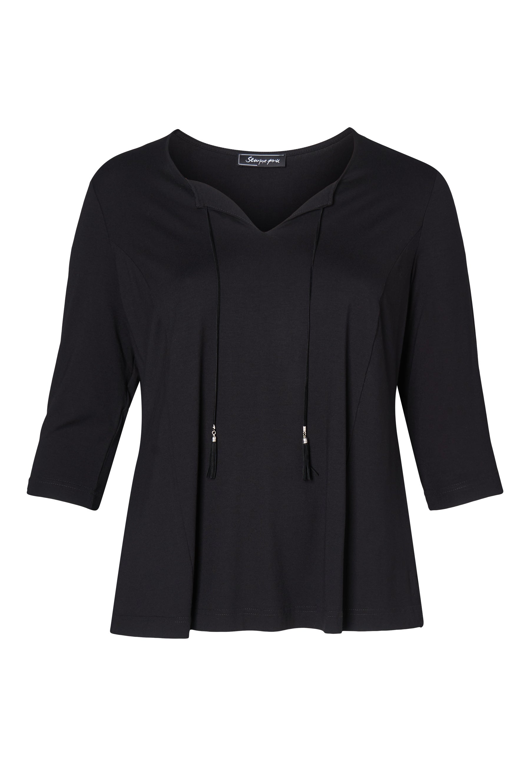 Sempre Piu SEShirt NOOS Skjortebluser 010 Black