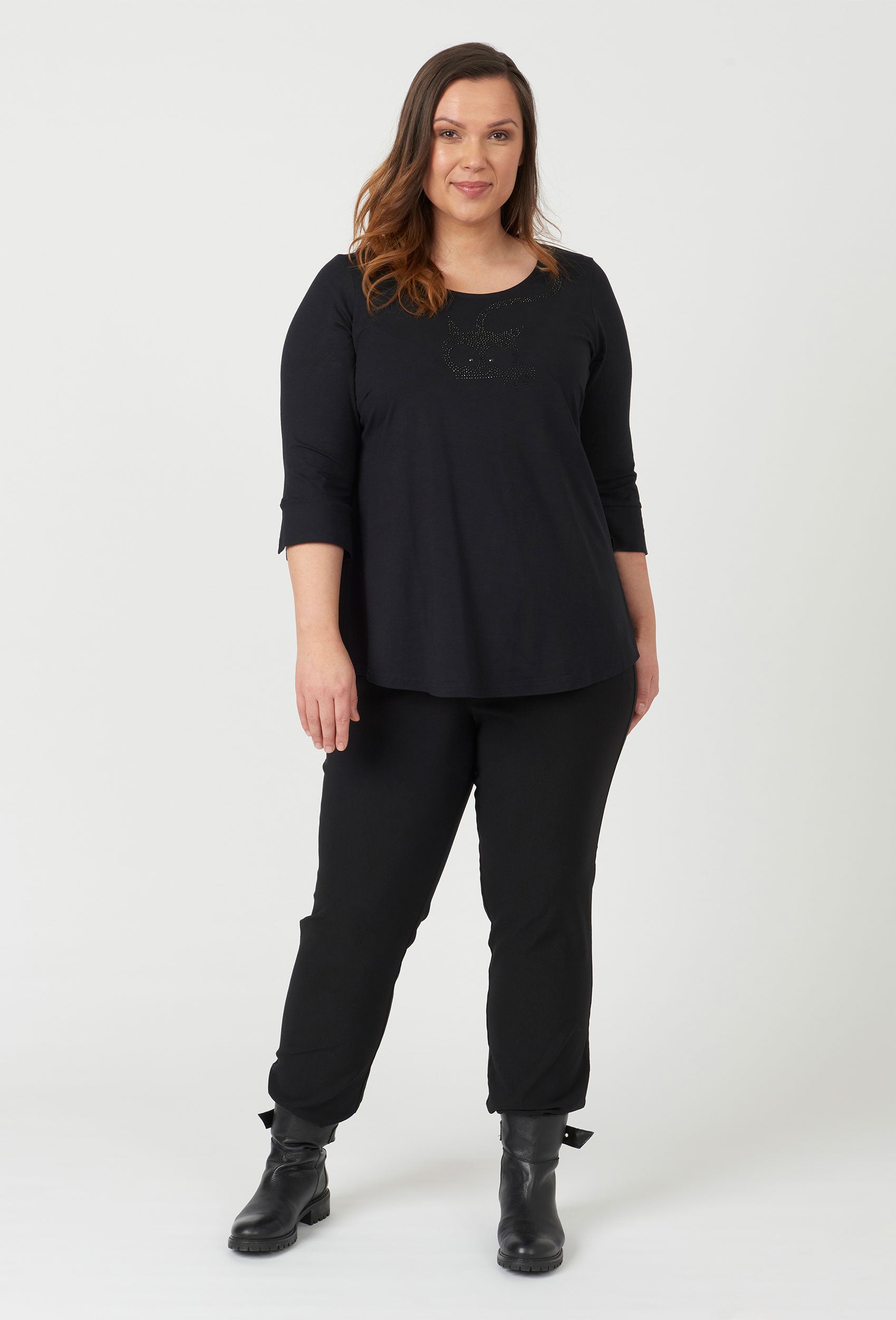 Sempre Piu SESissi T-Shirt 010 Black