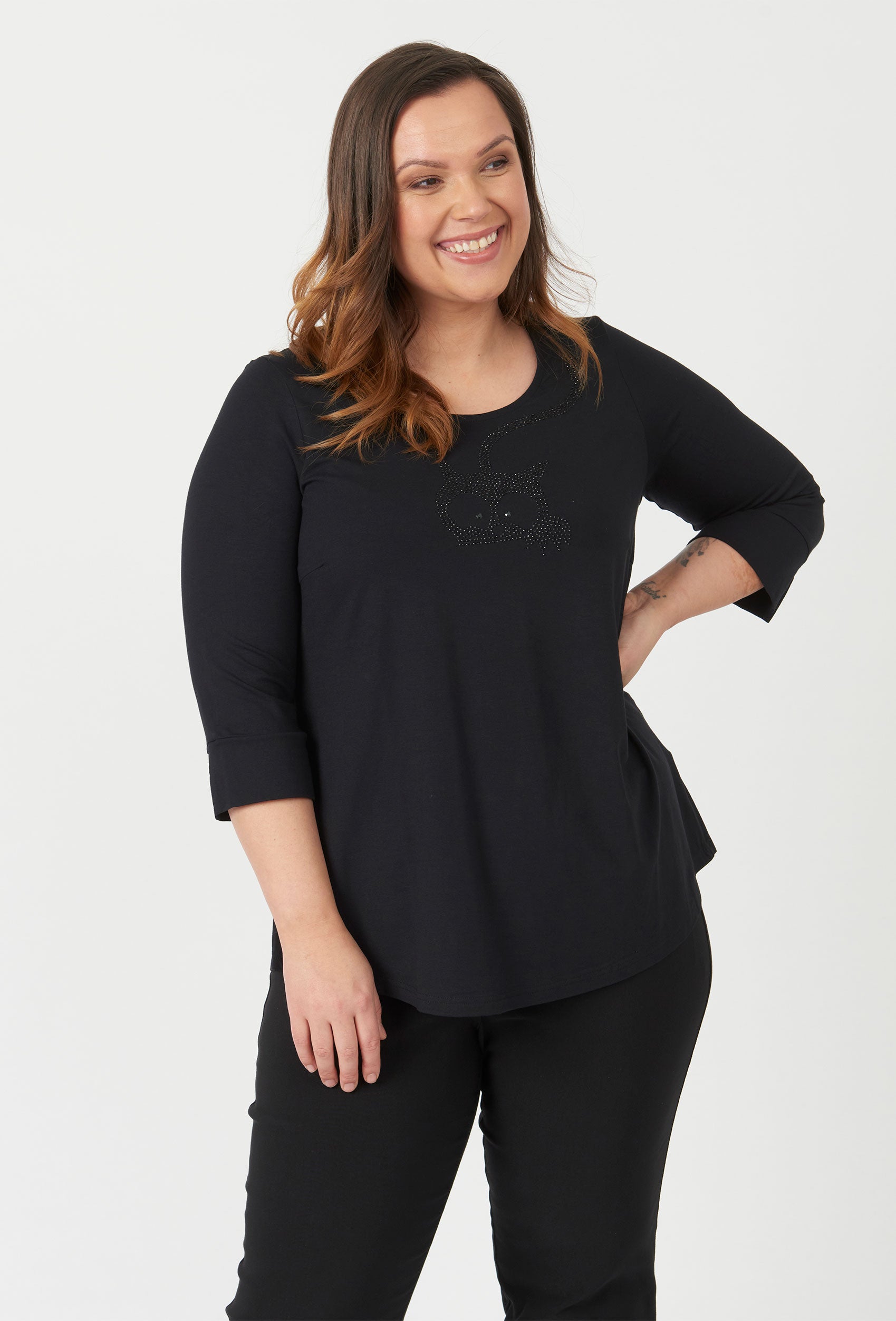 Sempre Piu SESissi T-Shirt 010 Black