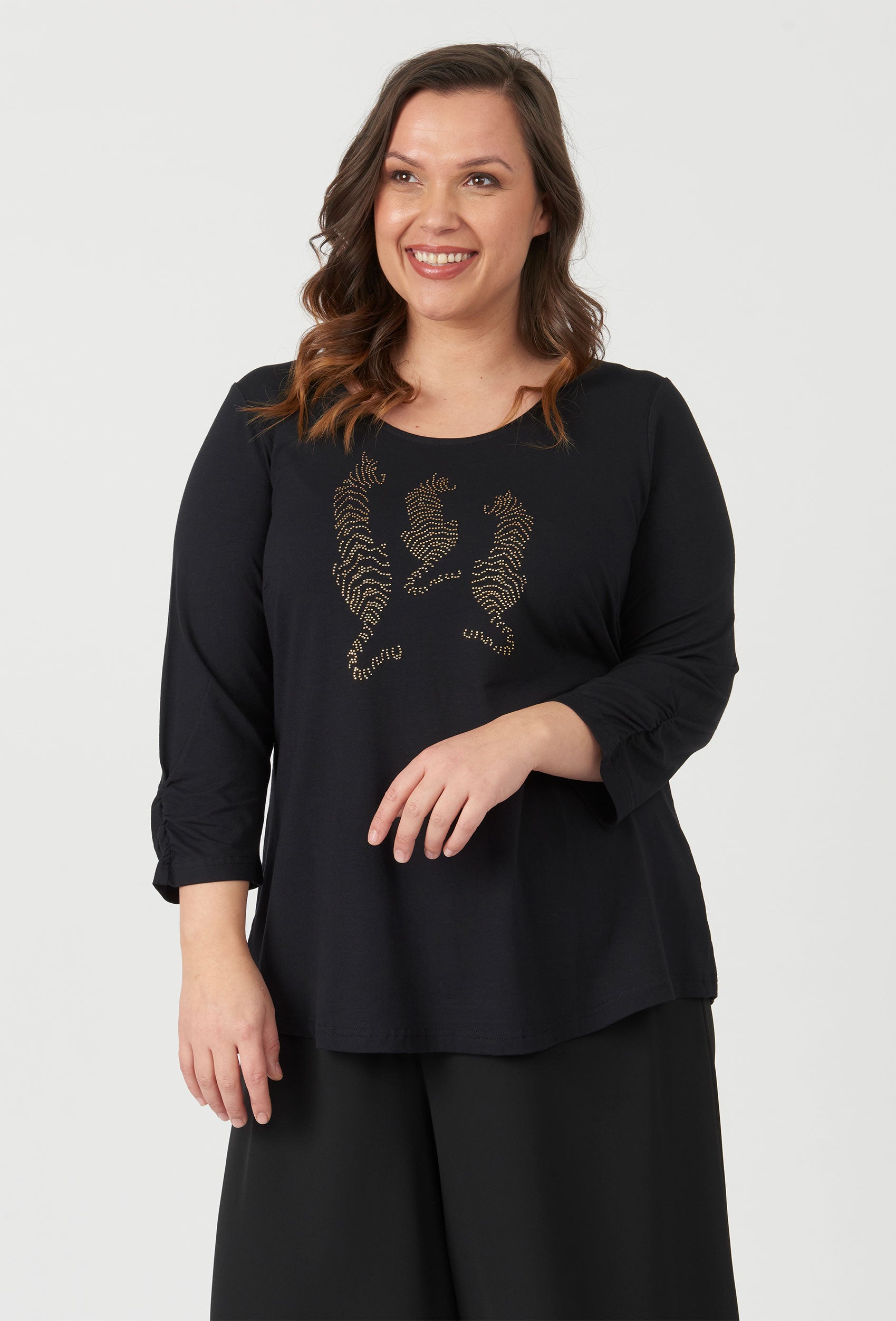 Sempre Piu SETia T-Shirt 010 Black