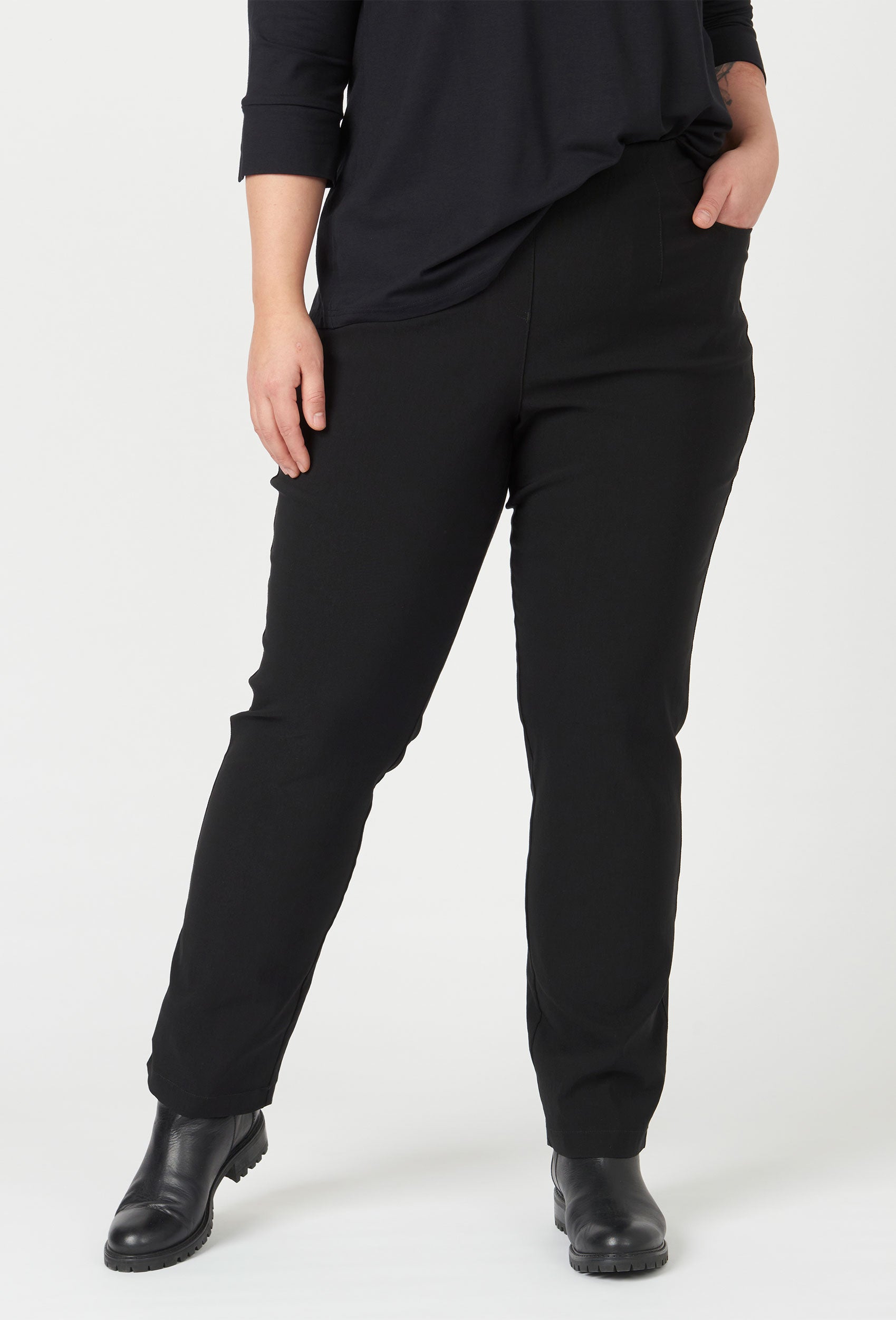 Sempre Piu SETrouser SARA NOOS Bukser 010 Black