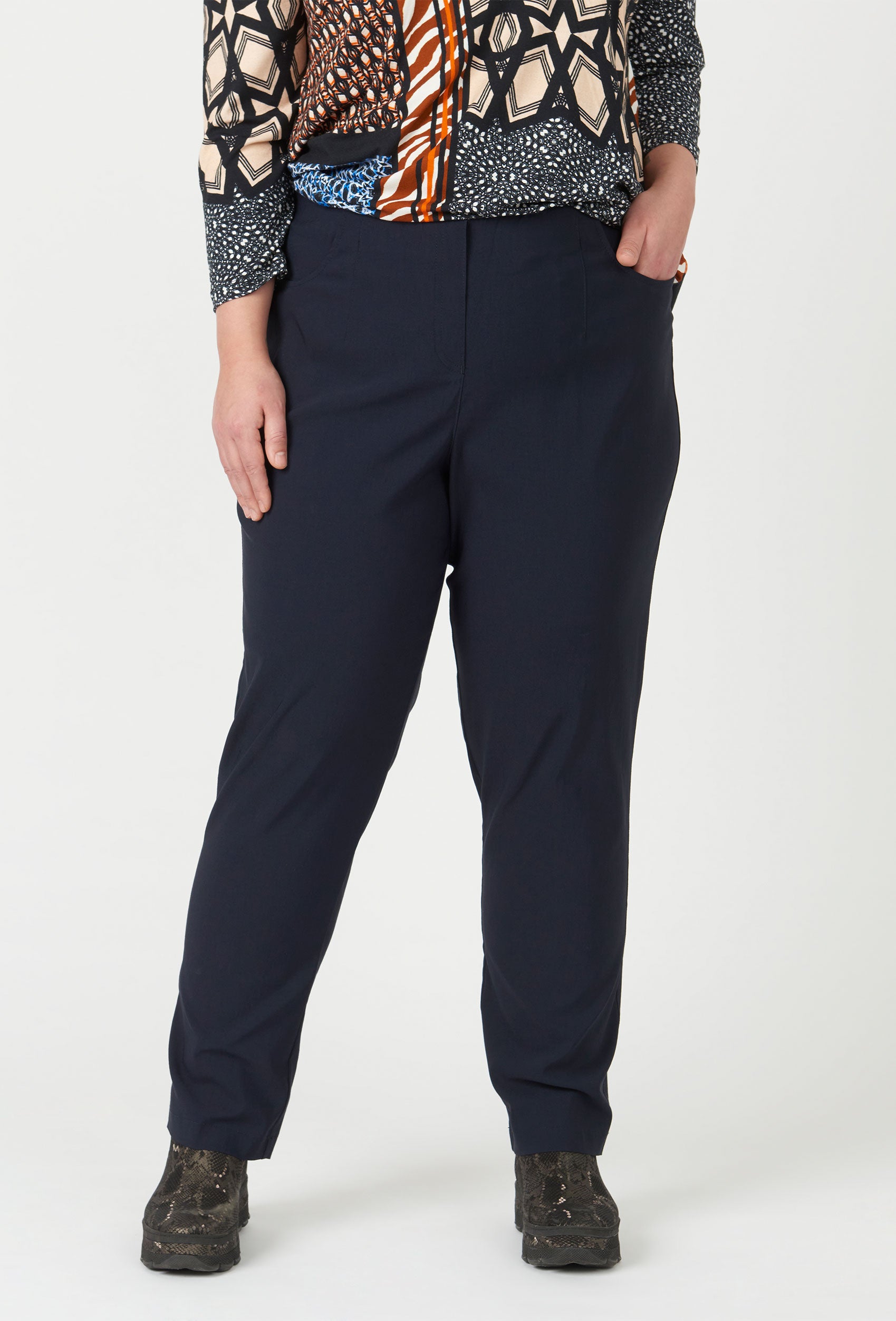 Sempre Piu SETrouser SARA NOOS Bukser 020 Navy