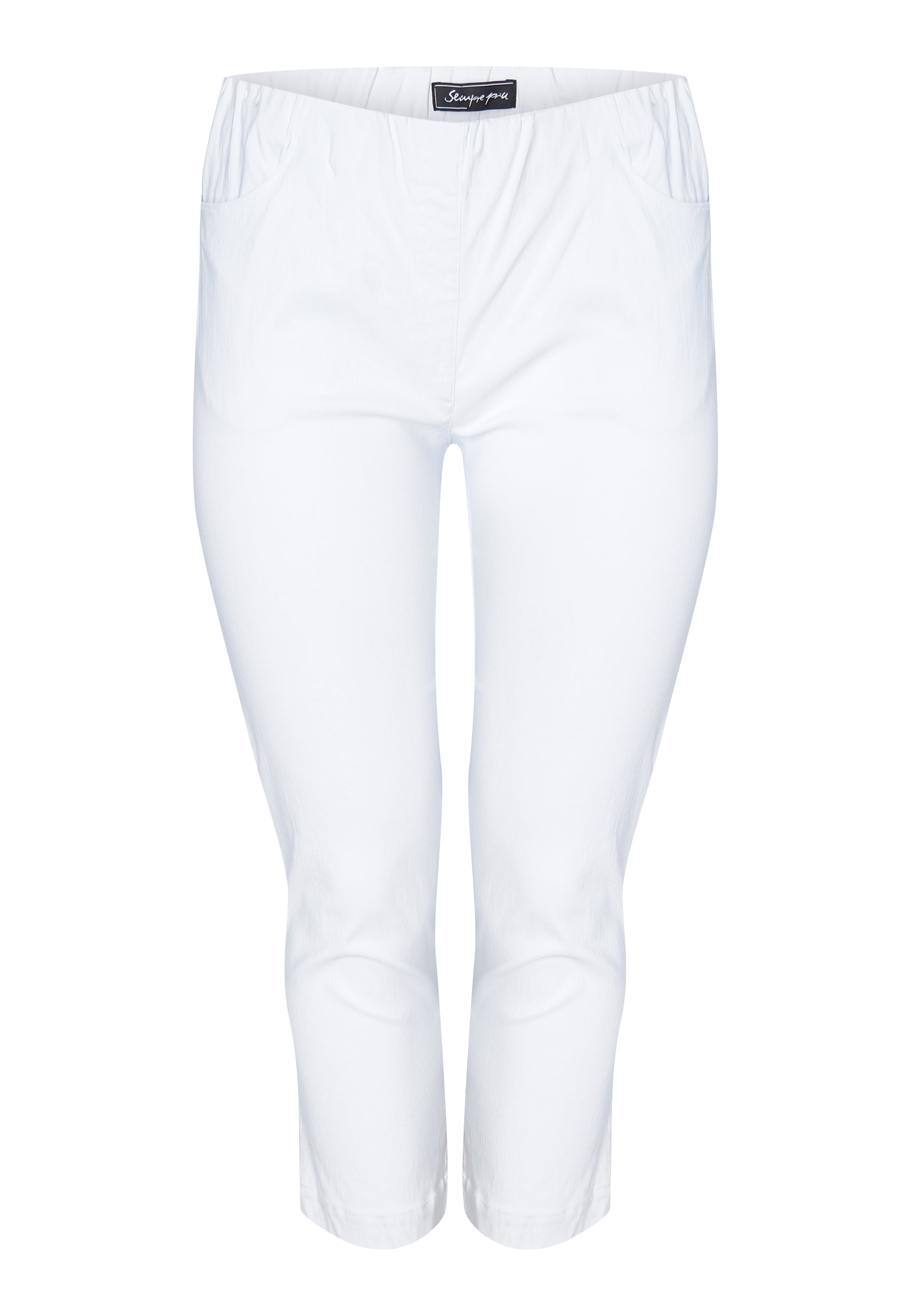 Sempre Piu SETrousers NOOS Bukser 002 Optical white
