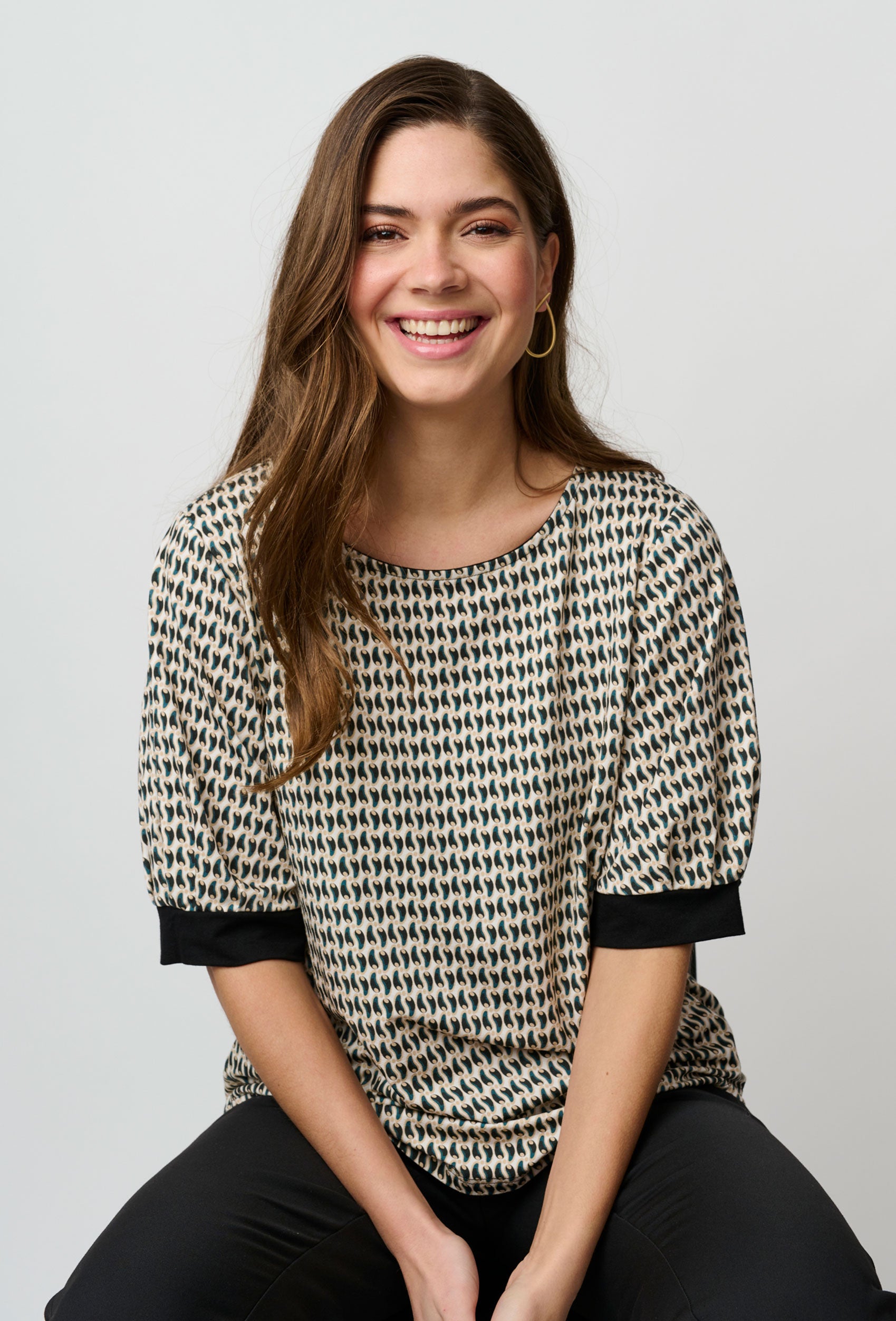 SHIRTMAKER SHBecca T-Shirt 005 Black